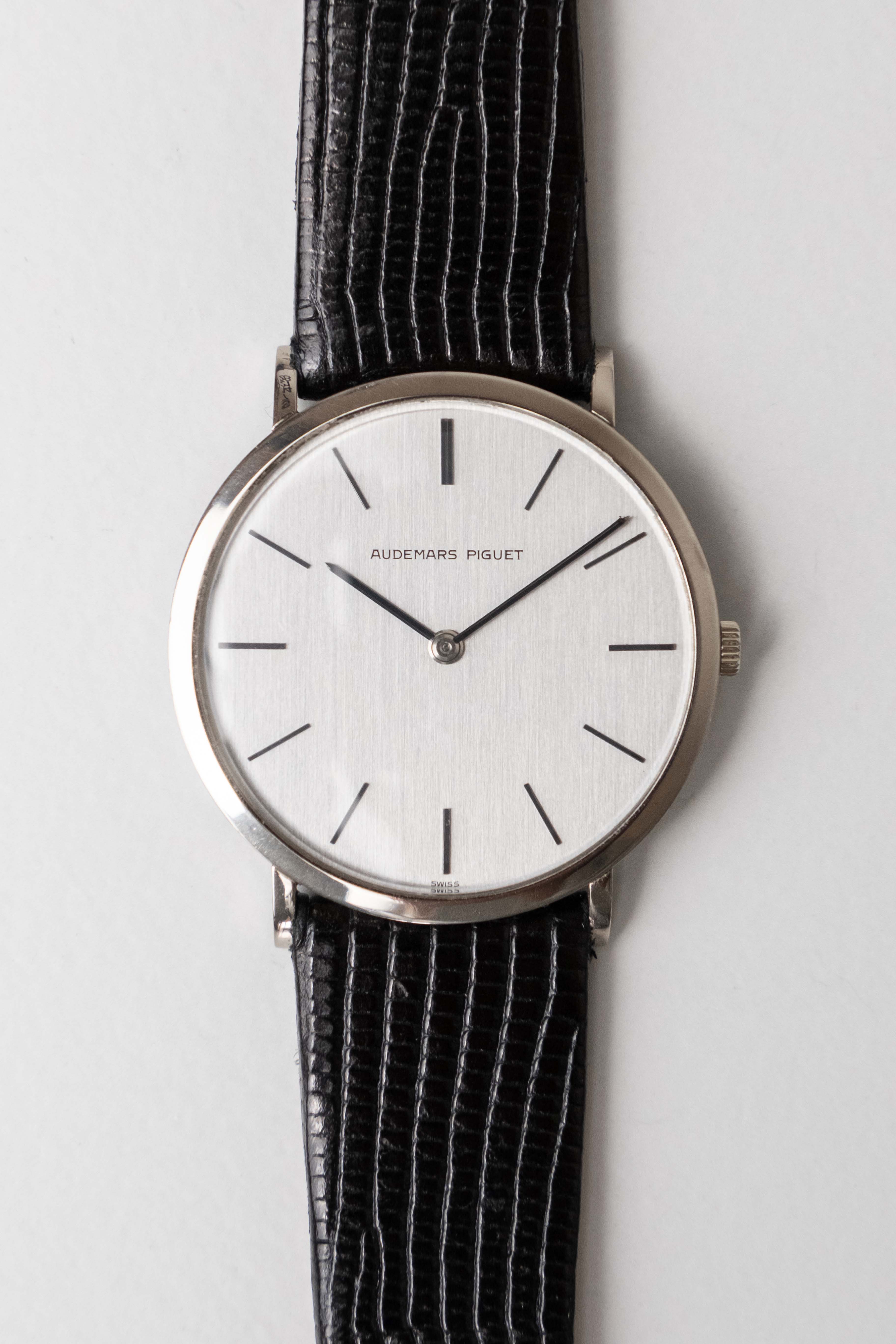 Audemars Piguet Ultra Thin 'Steel Dial' Dress Watch 1970's