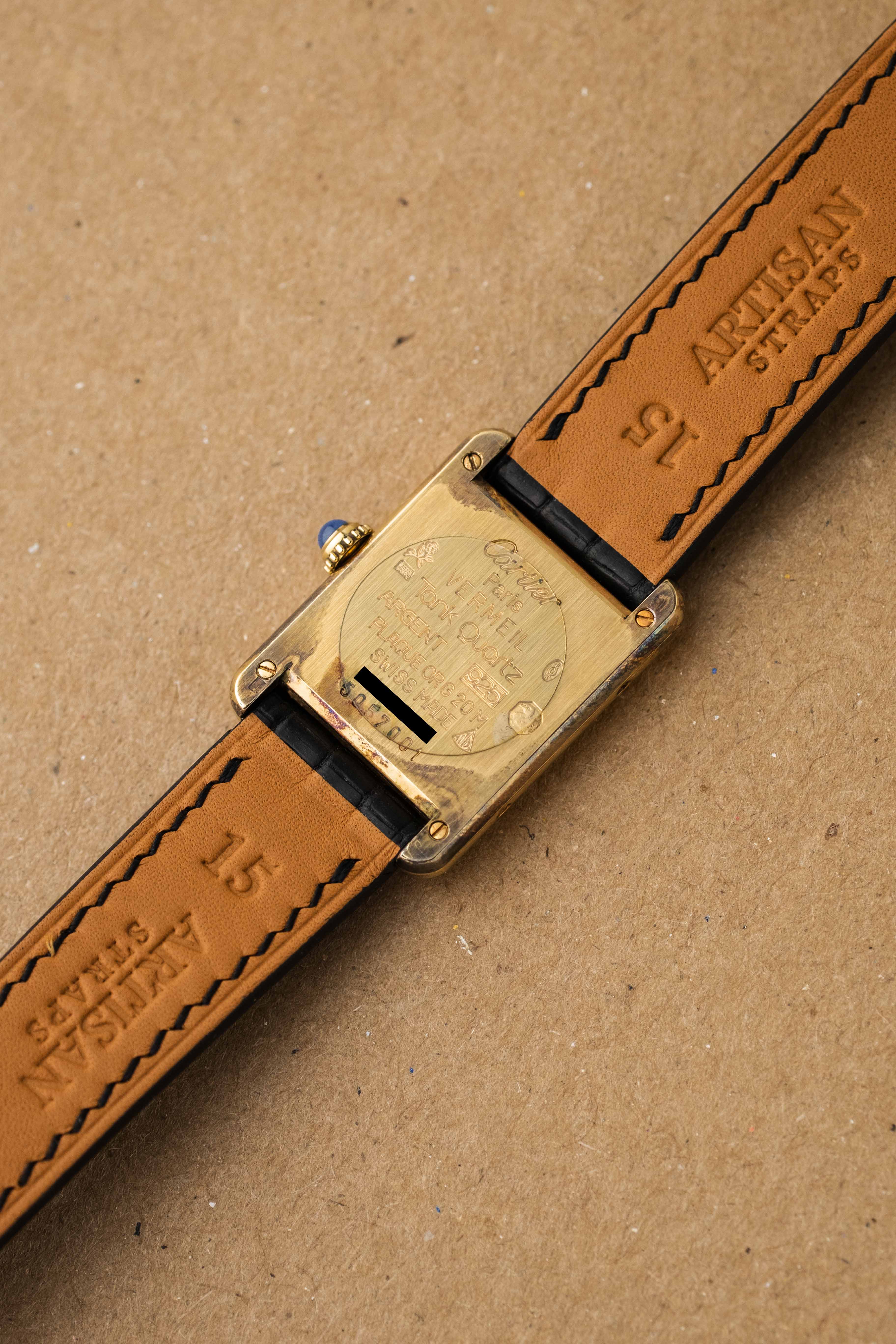 Cartier Must de Tank SM Ref. 5057001 'Lemon Roman' Dial 2005 w/ Papers