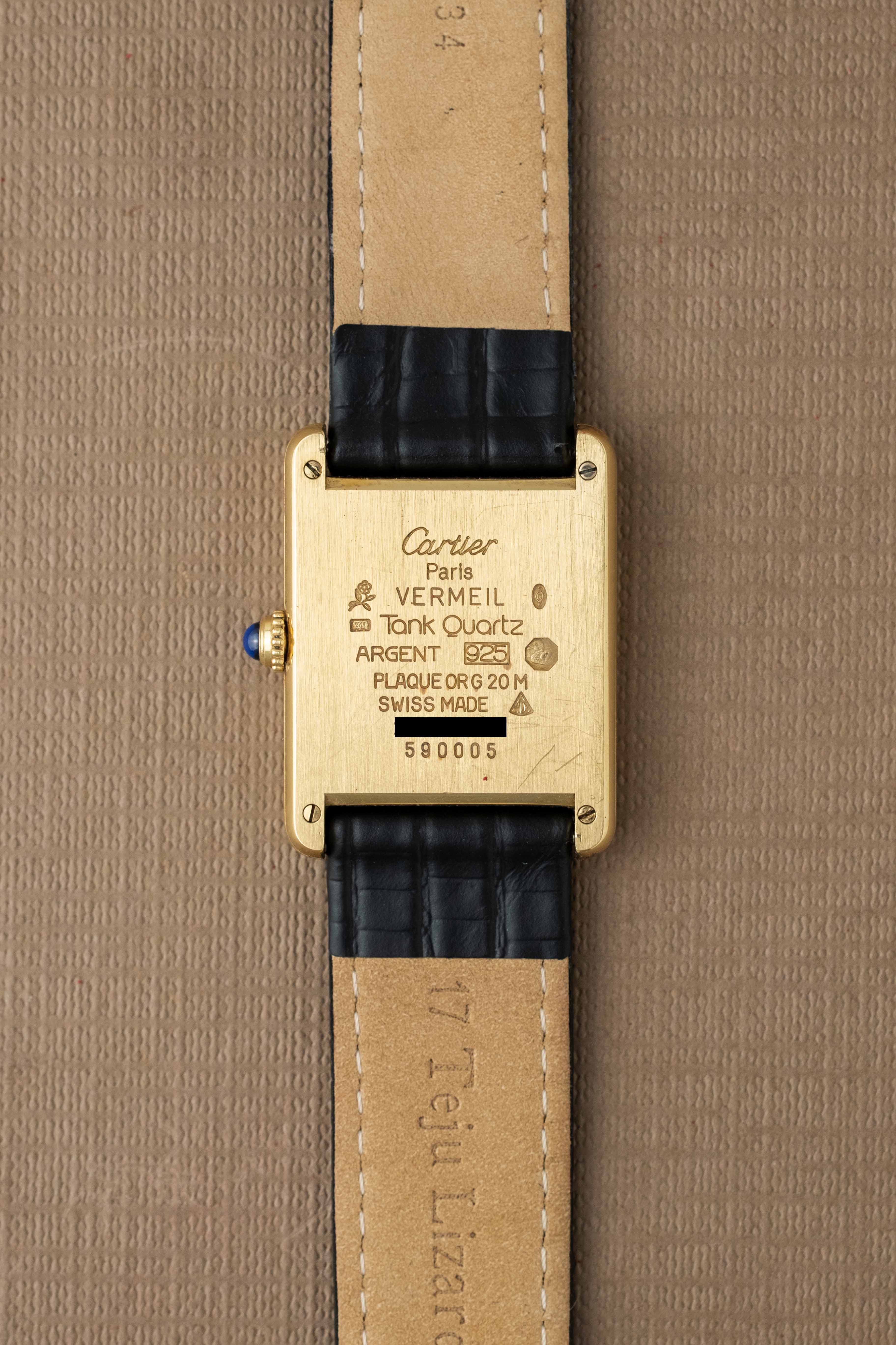 Cartier Tank Must De Cartier Ref. 590005 ‘Oparan' Dial 1990’s