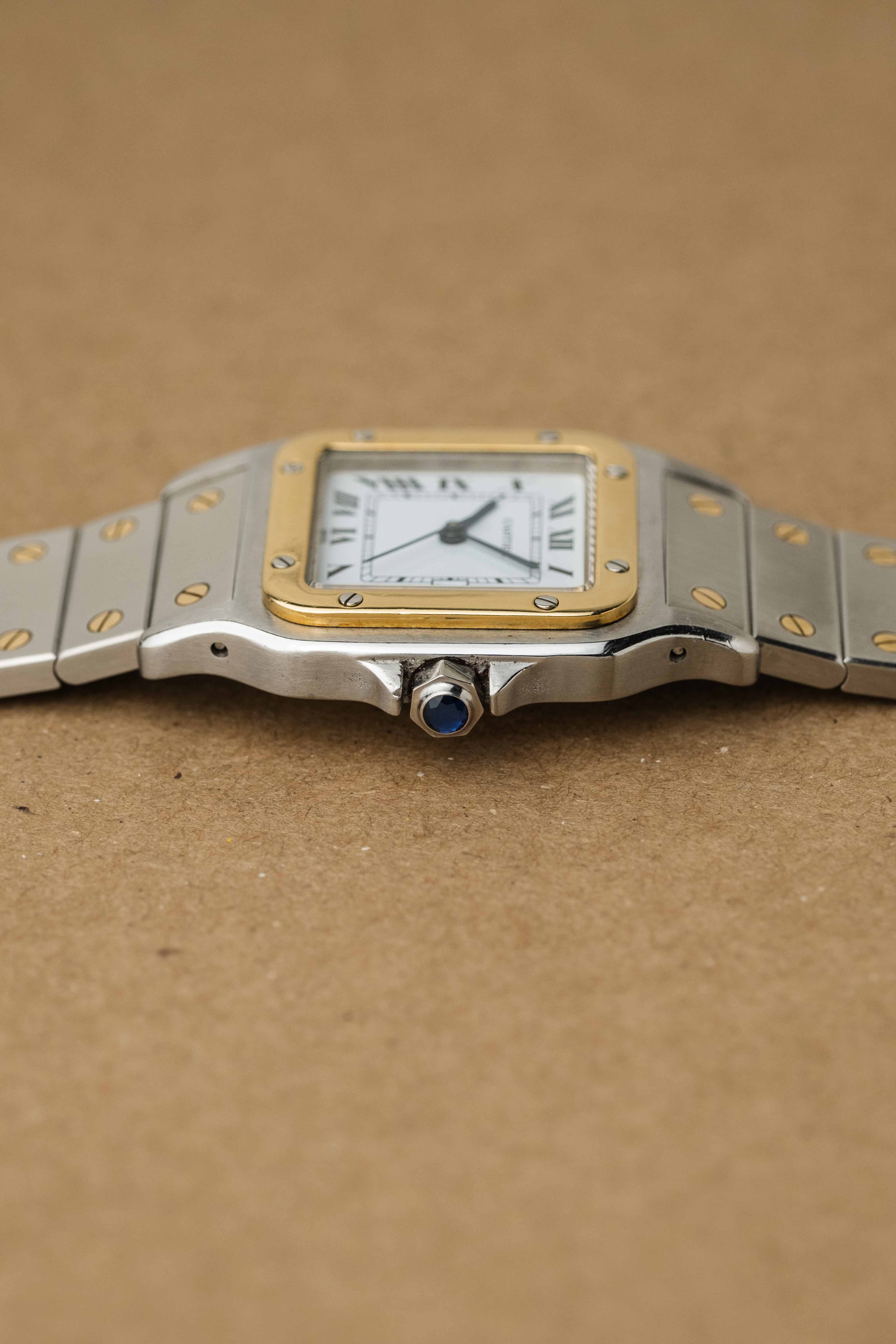 Cartier Santos Carrée Ref. 2961 1980's w/ Box & Booklets