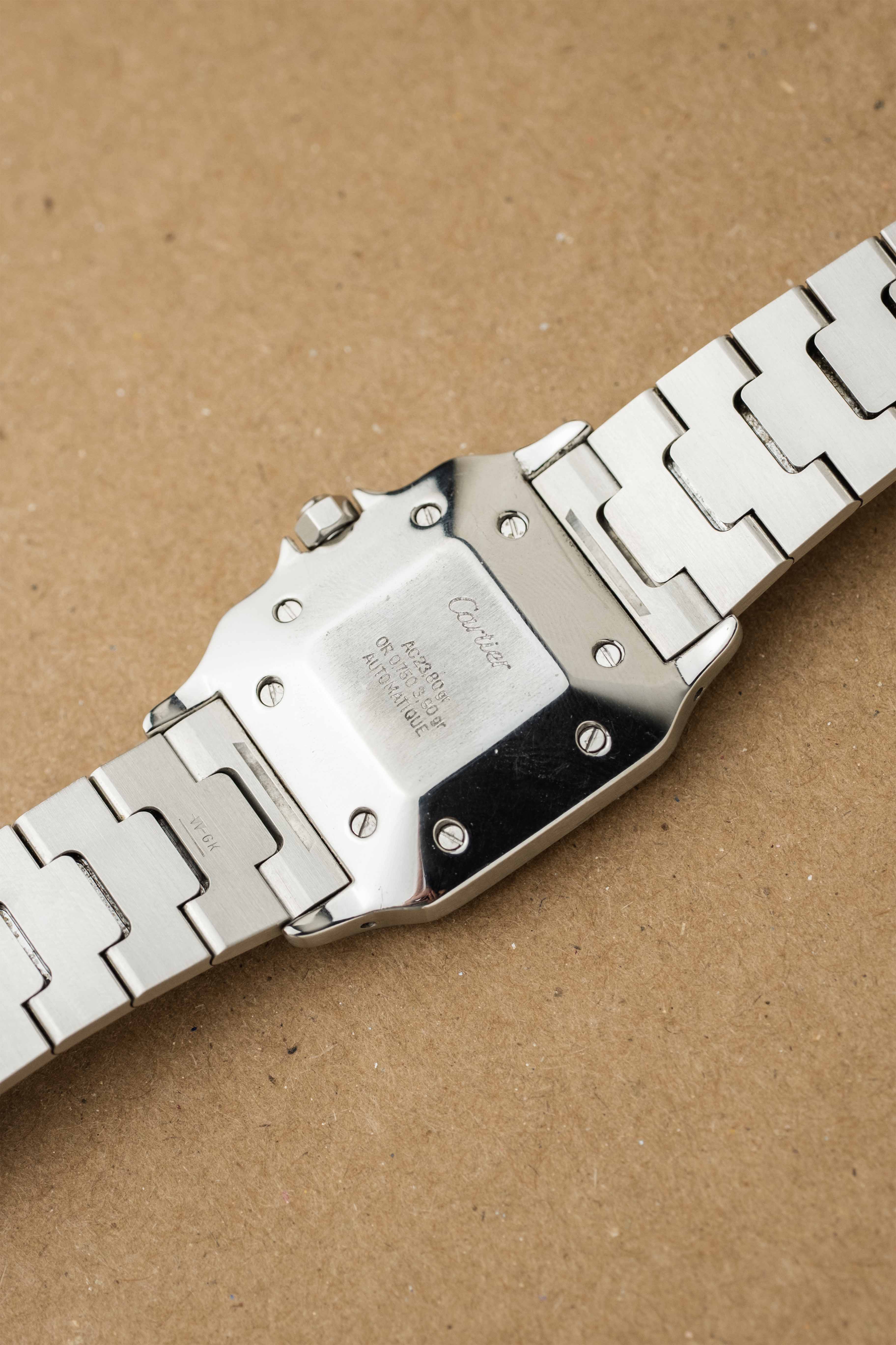 Cartier Santos Carrée Ref. 2961 1980's w/ Box & Booklets