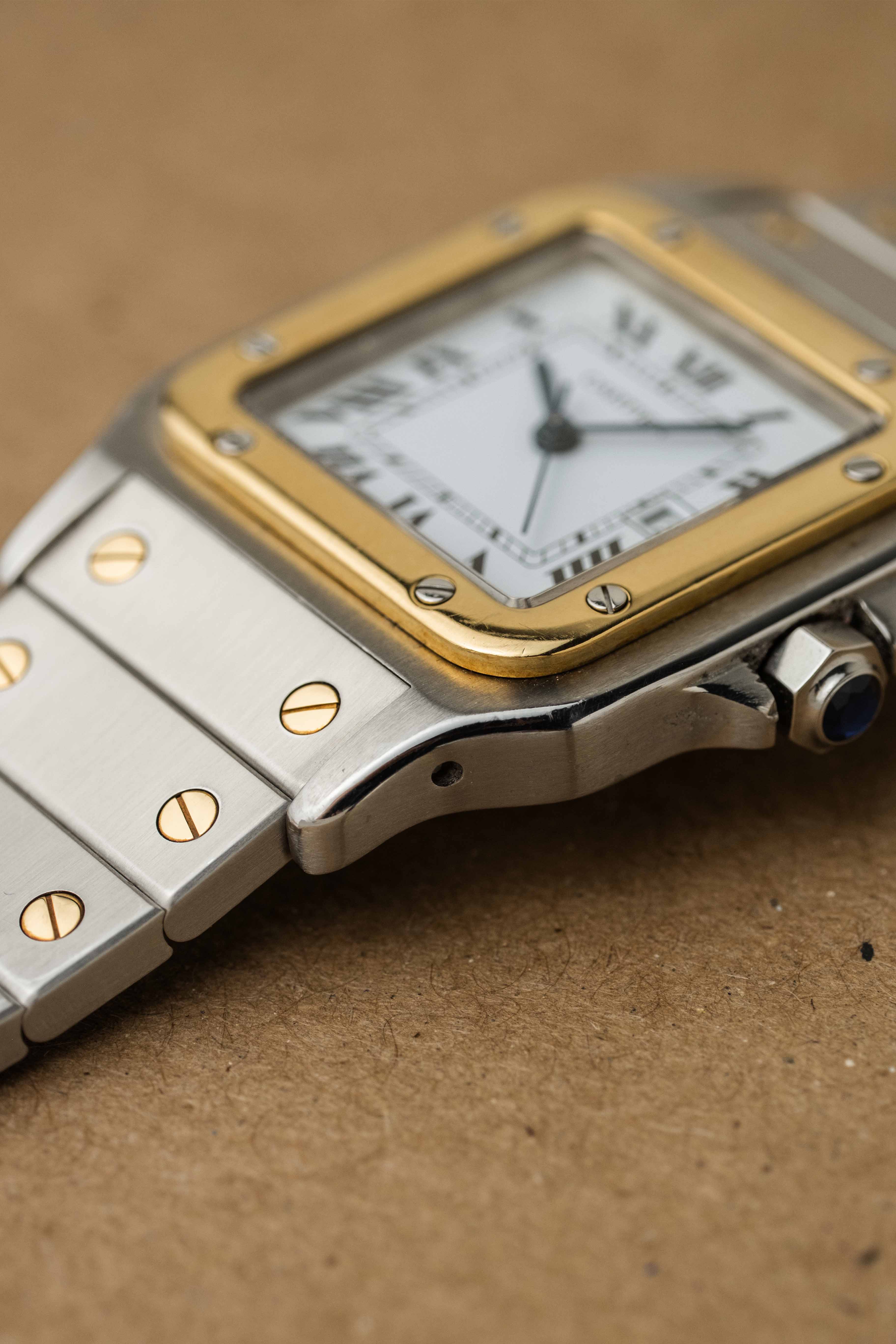 Cartier Santos Carrée Ref. 2961 1980's w/ Box & Booklets