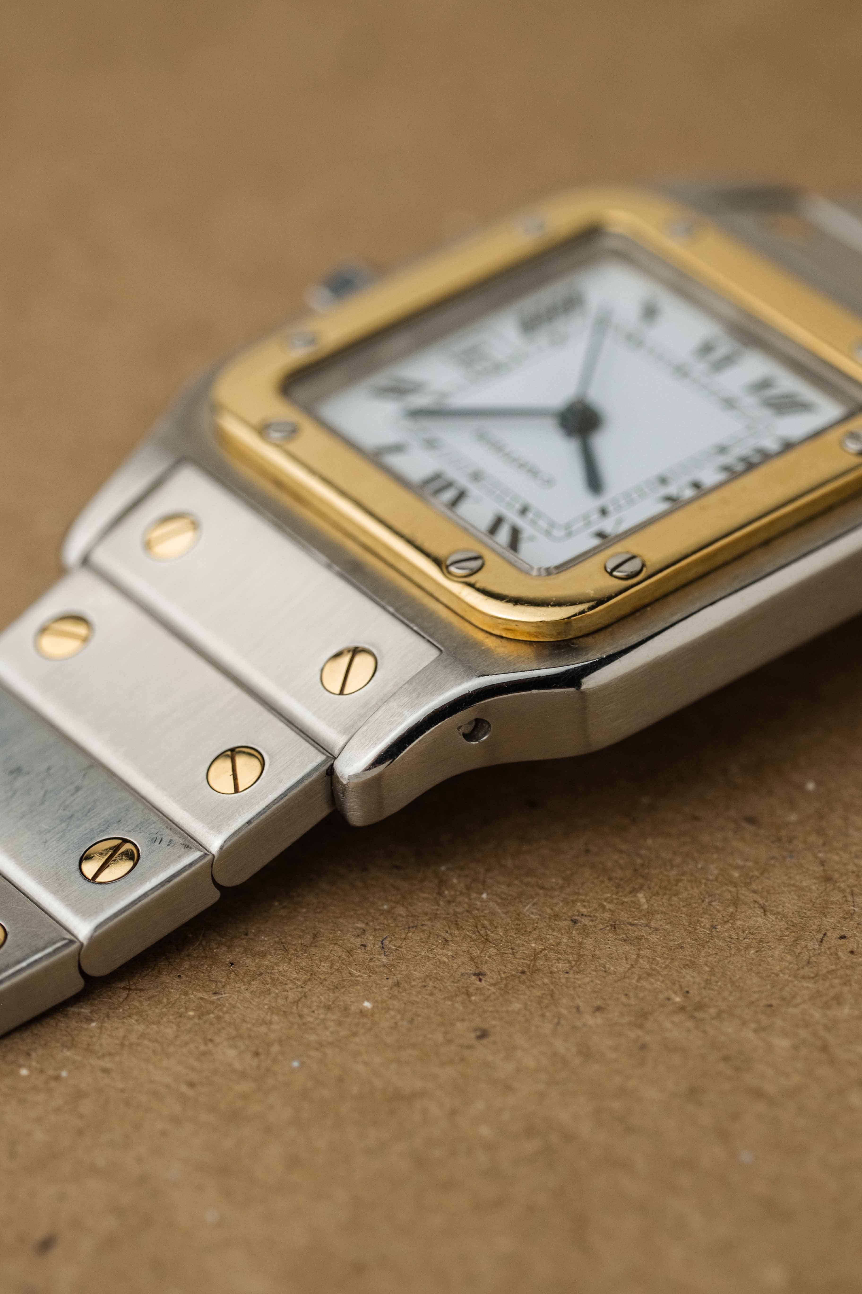 Cartier Santos Carrée Ref. 2961 1980's w/ Box & Booklets