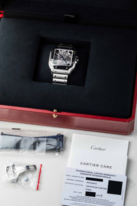 Cartier Santos de Cartier Skeleton Large Ref. WHSA0015 2023 w/ Box & Papers