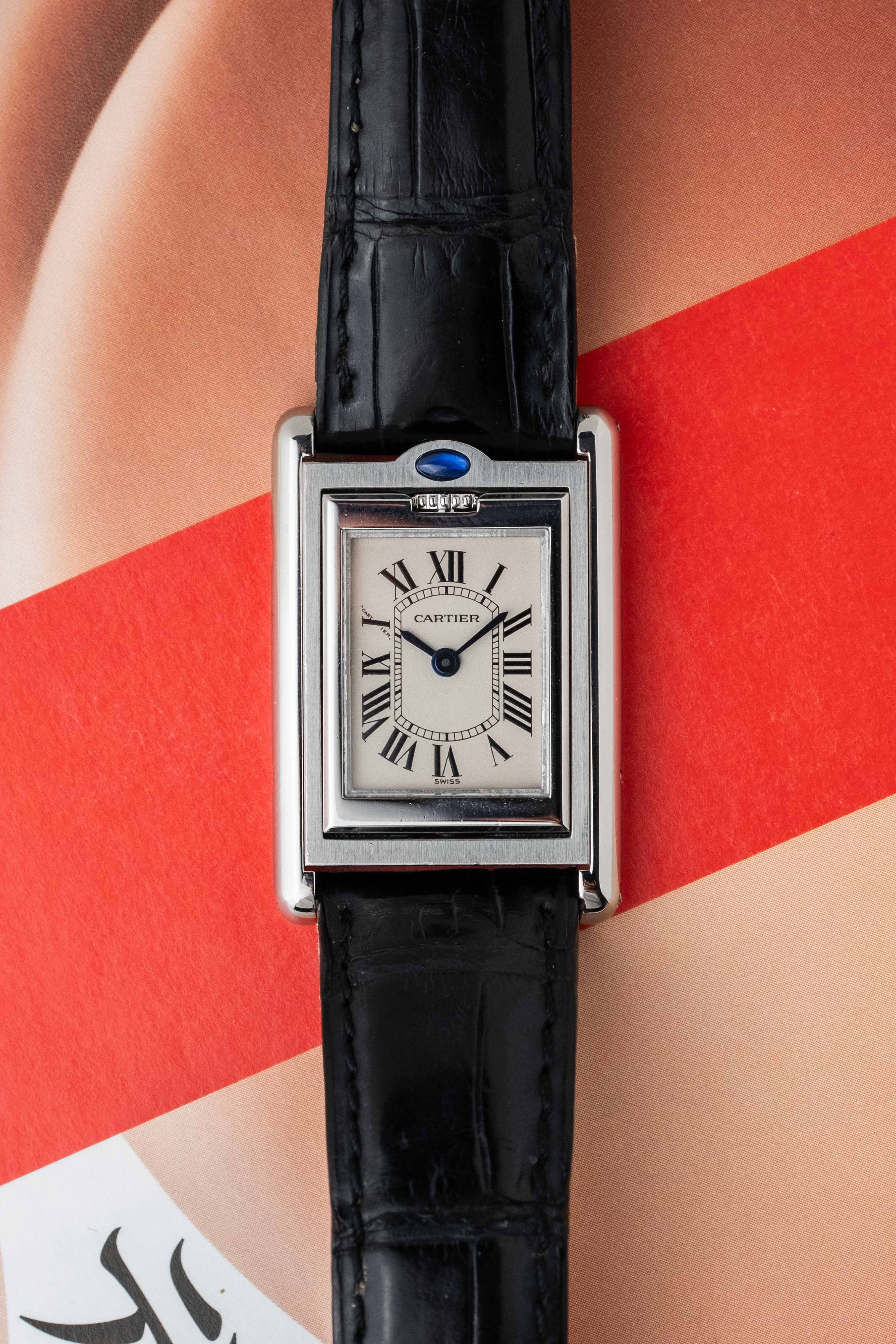 Cartier Tank Basculante Ref. 2386 2000s w/ Service Papers