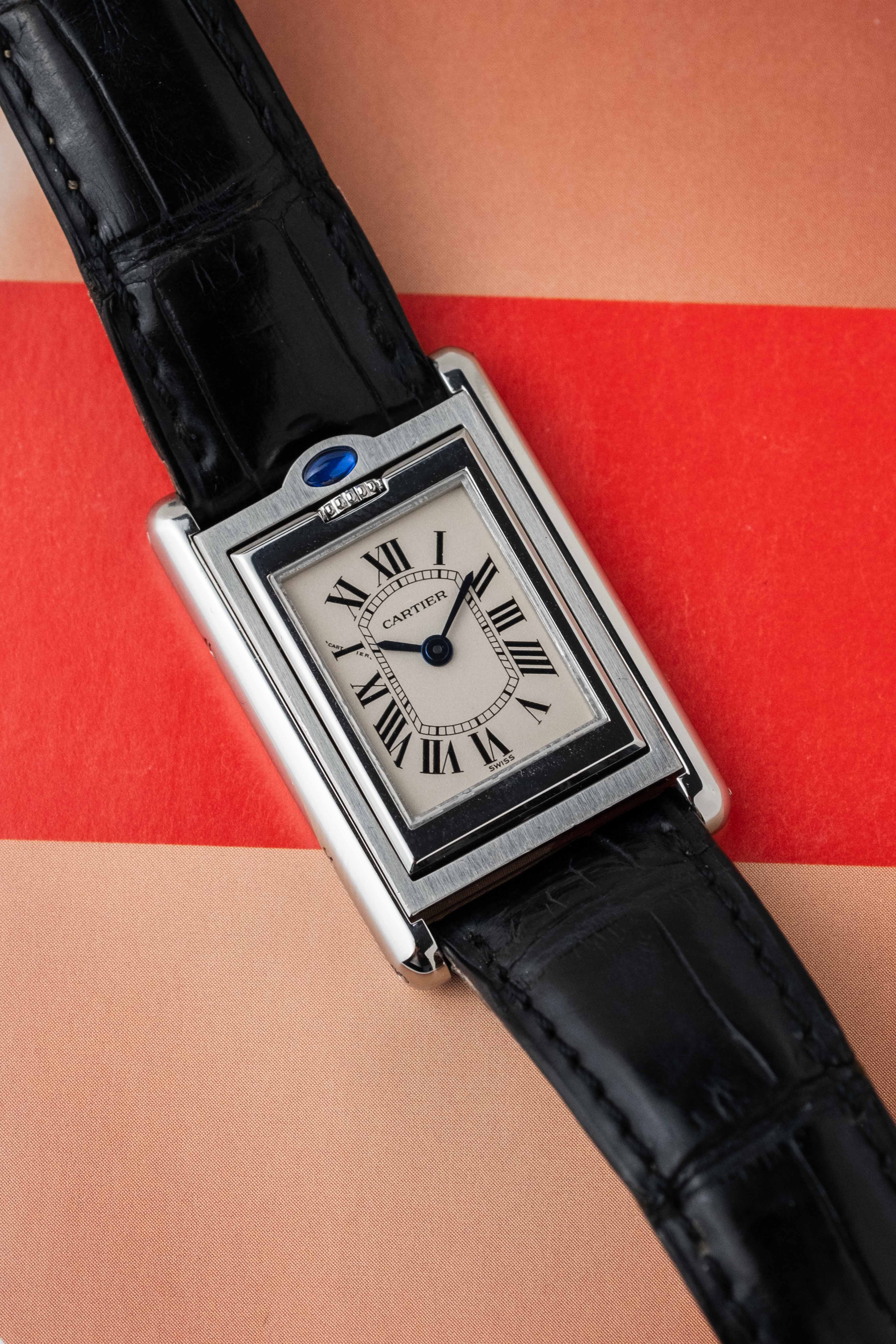 Cartier Tank Basculante Ref. 2386 2000s w/ Service Papers