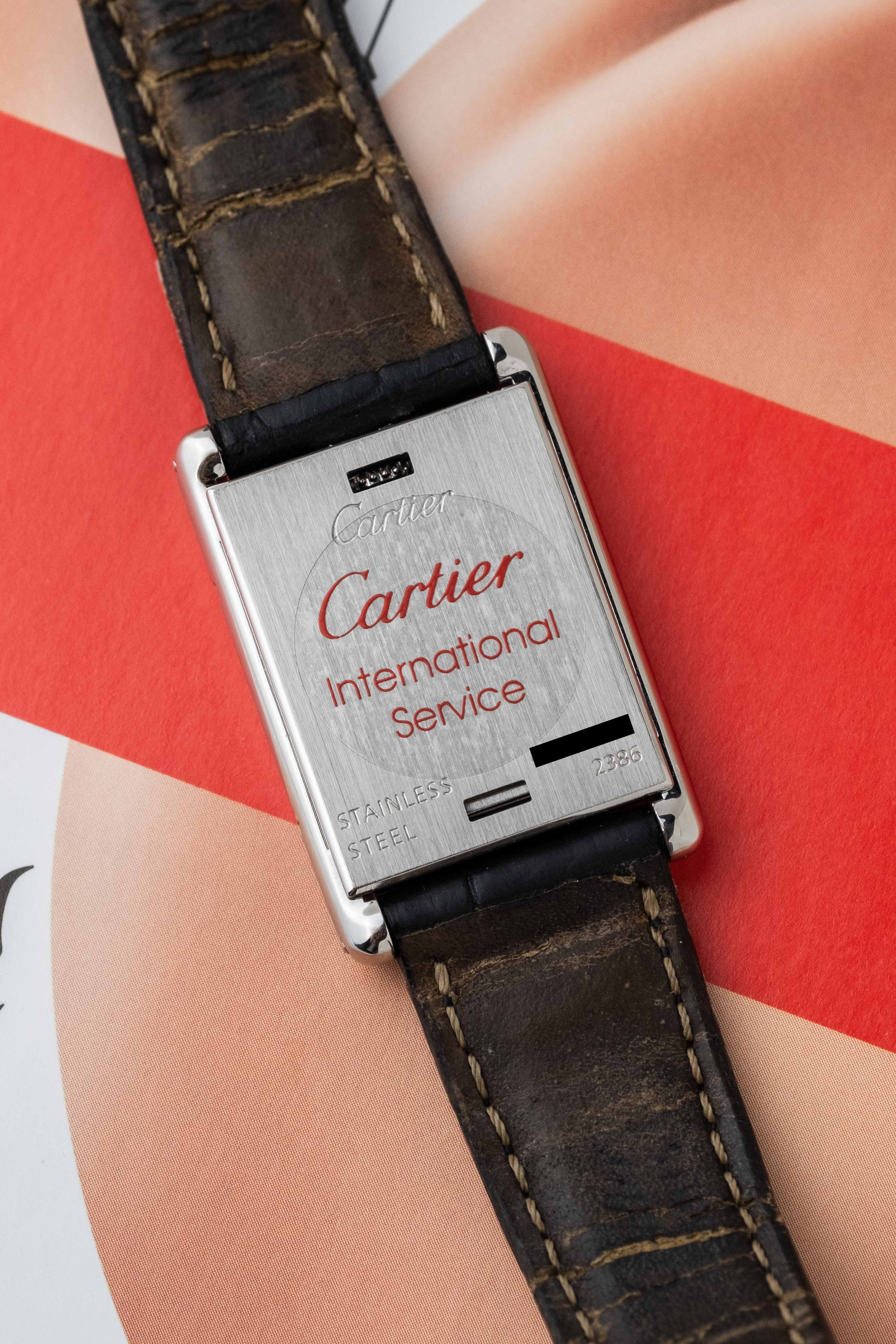 Cartier Tank Basculante Ref. 2386 2000s w/ Service Papers