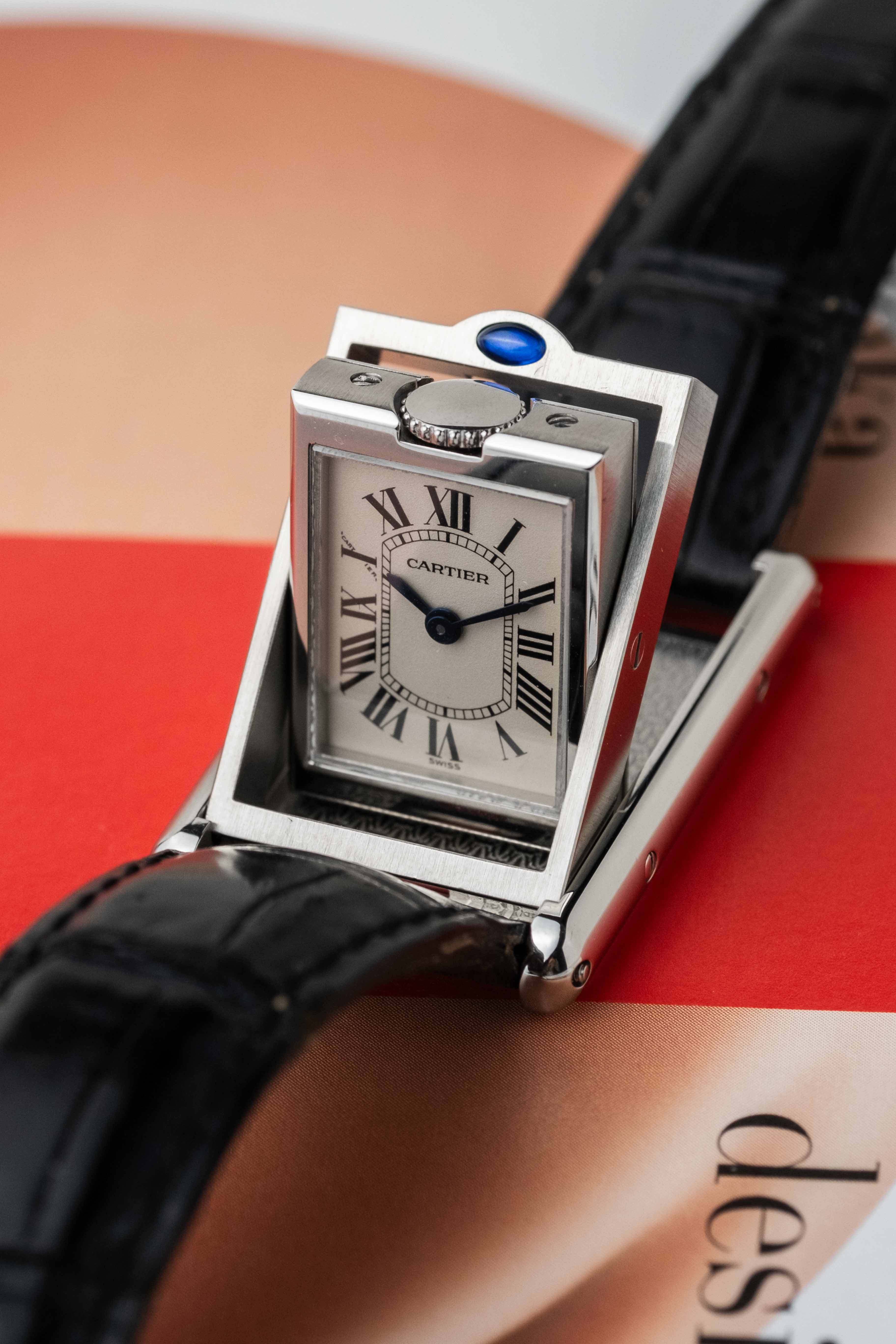 Cartier Tank Basculante Ref. 2386 2000s w/ Service Papers