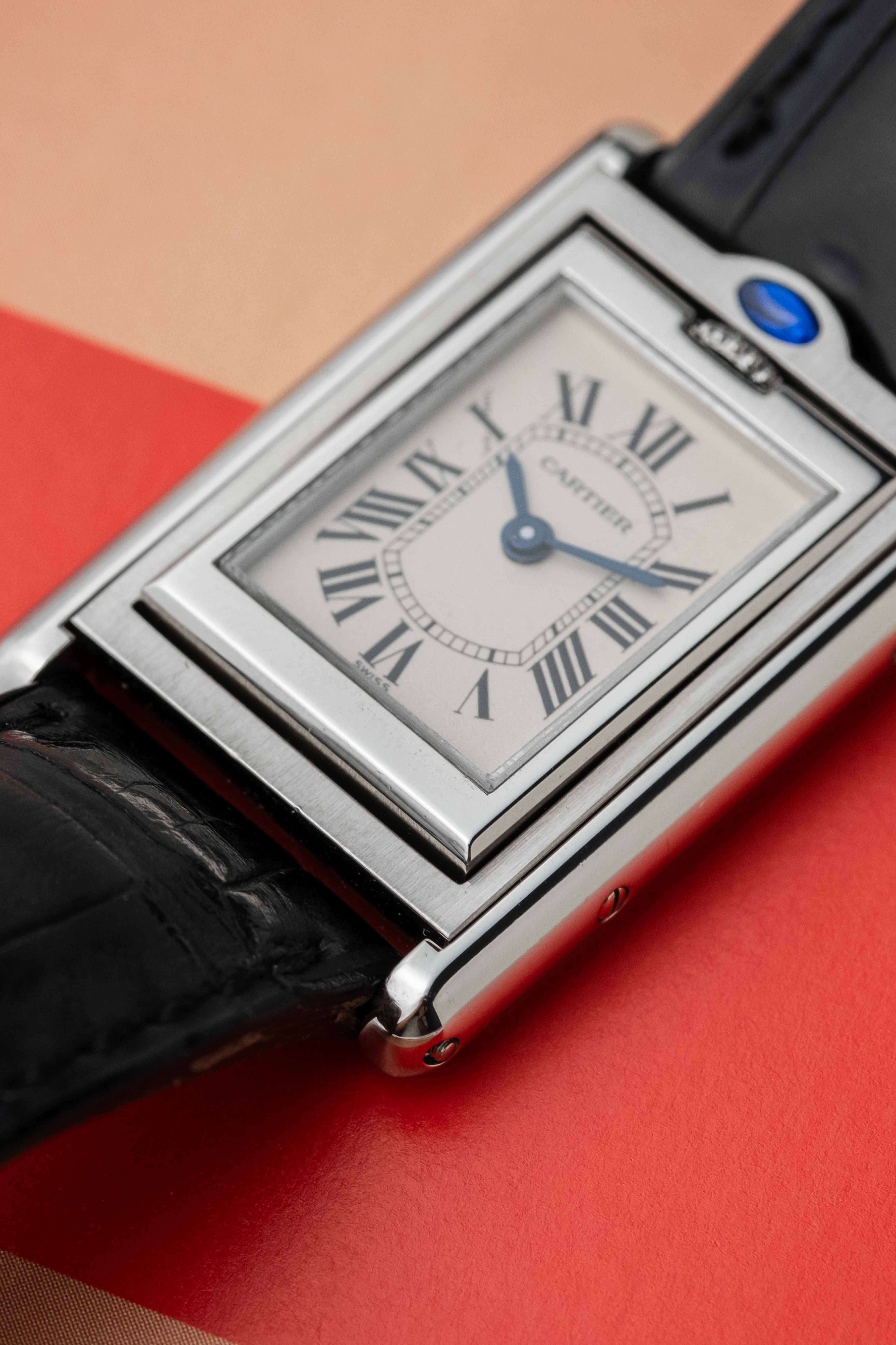 Cartier Tank Basculante Ref. 2386 2000s w/ Service Papers