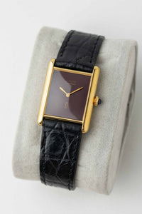 Cartier Tank Must De Cartier ‘Burgundy' Dial 1970’s