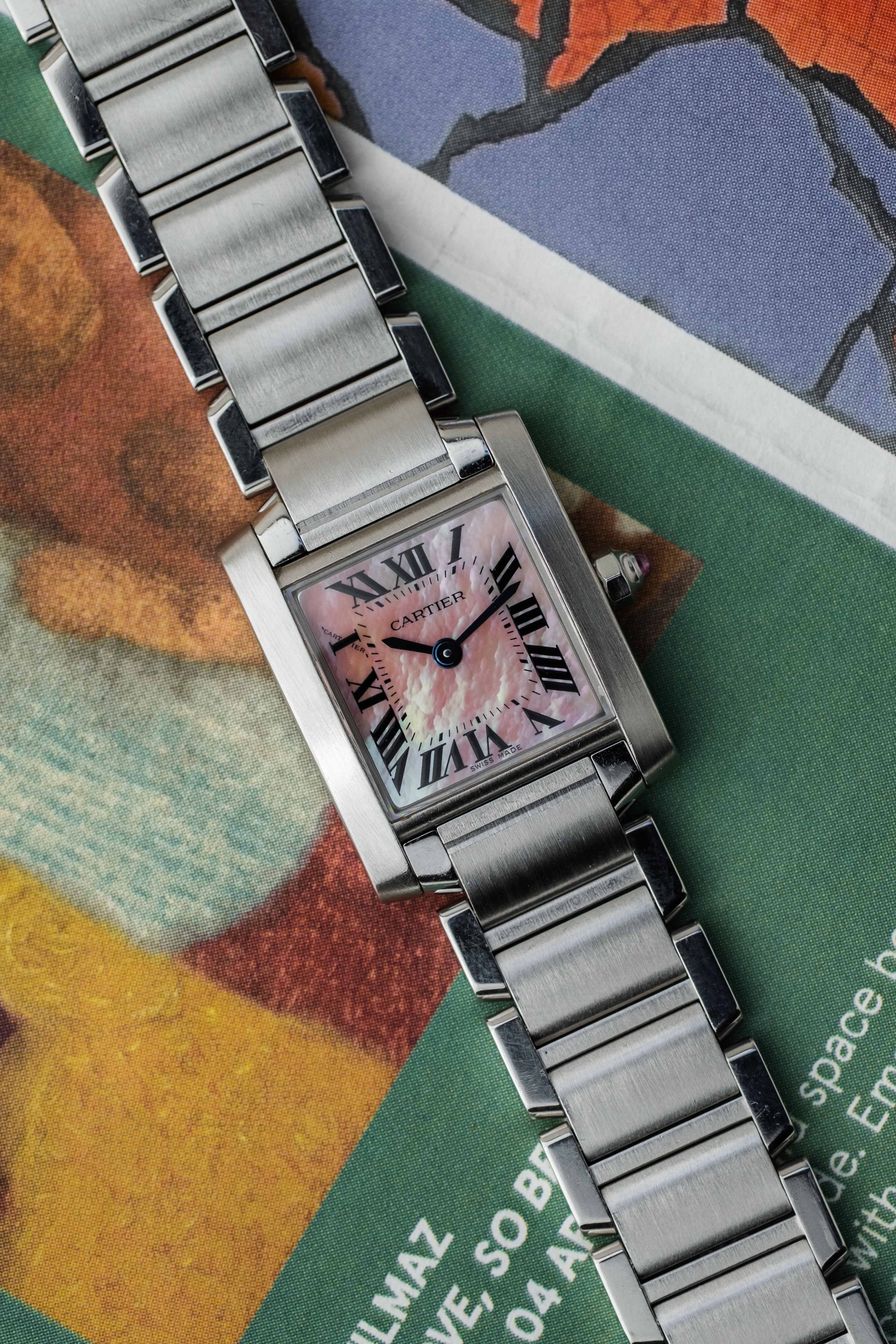 Cartier Tank Francasie SM 'Mother of Pearl' Dial Ref. 2384 2000s