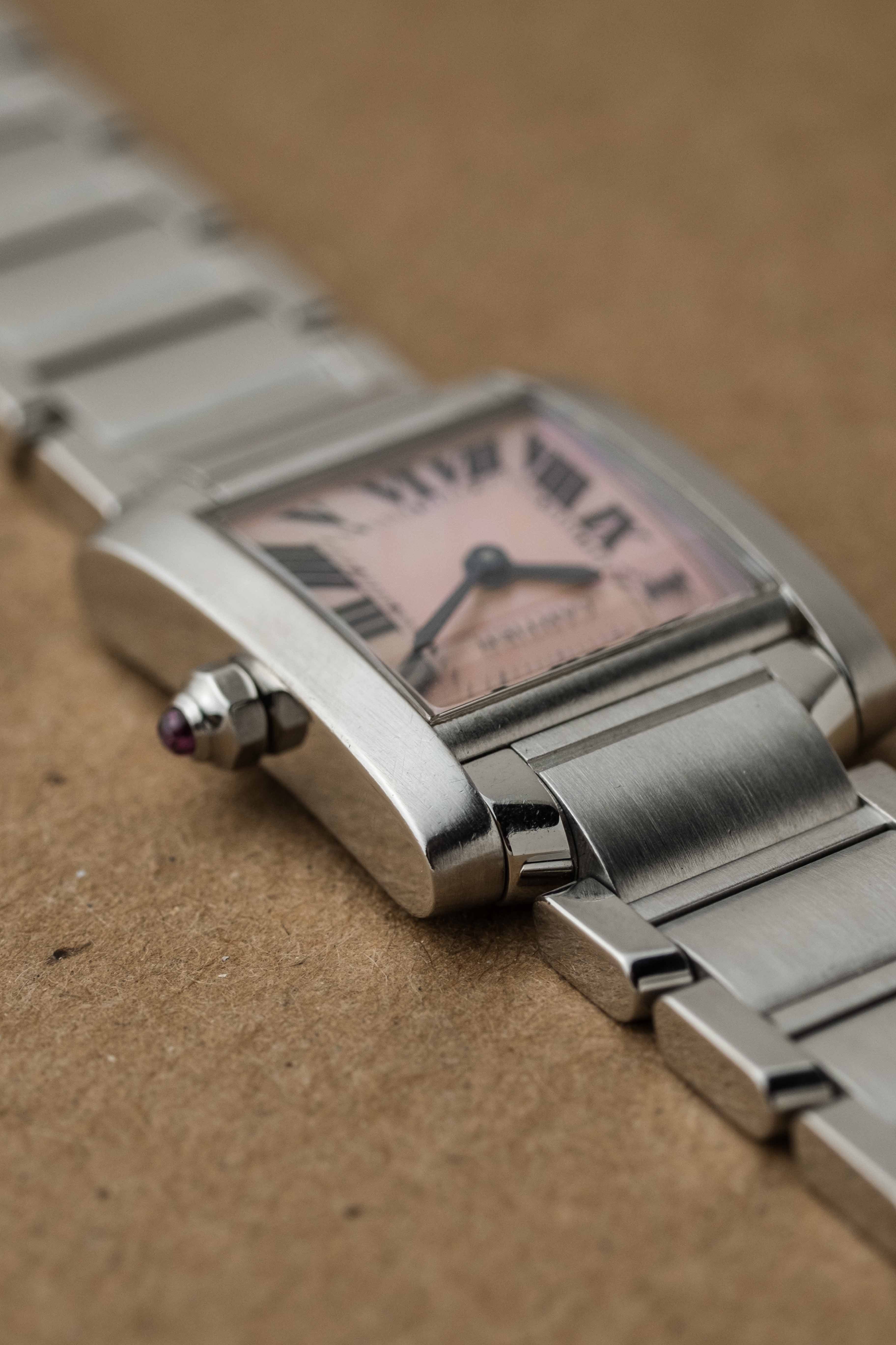 Cartier Tank Francasie SM 'Mother of Pearl' Dial Ref. 2384 2000s