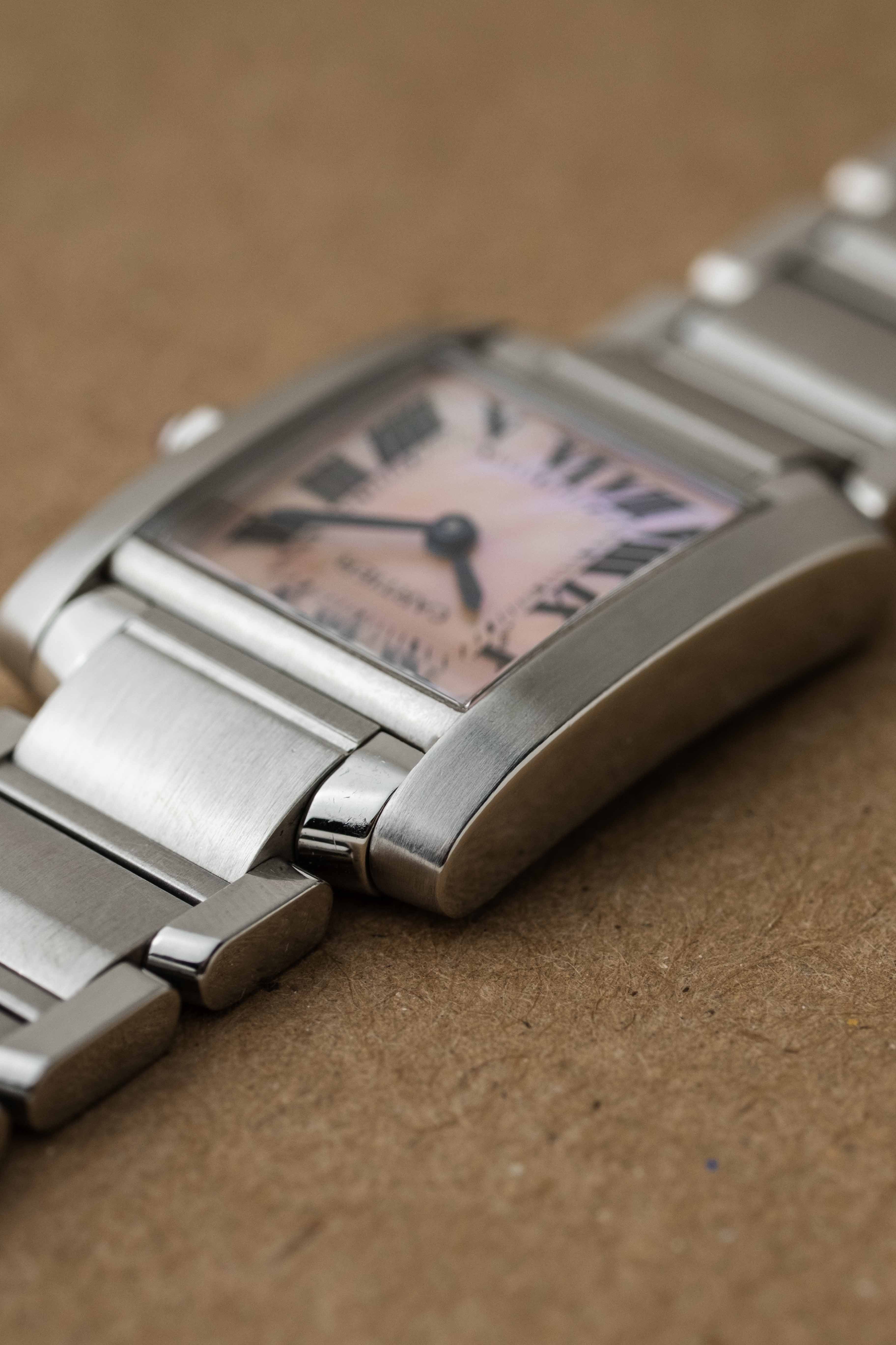 Cartier Tank Francasie SM 'Mother of Pearl' Dial Ref. 2384 2000s