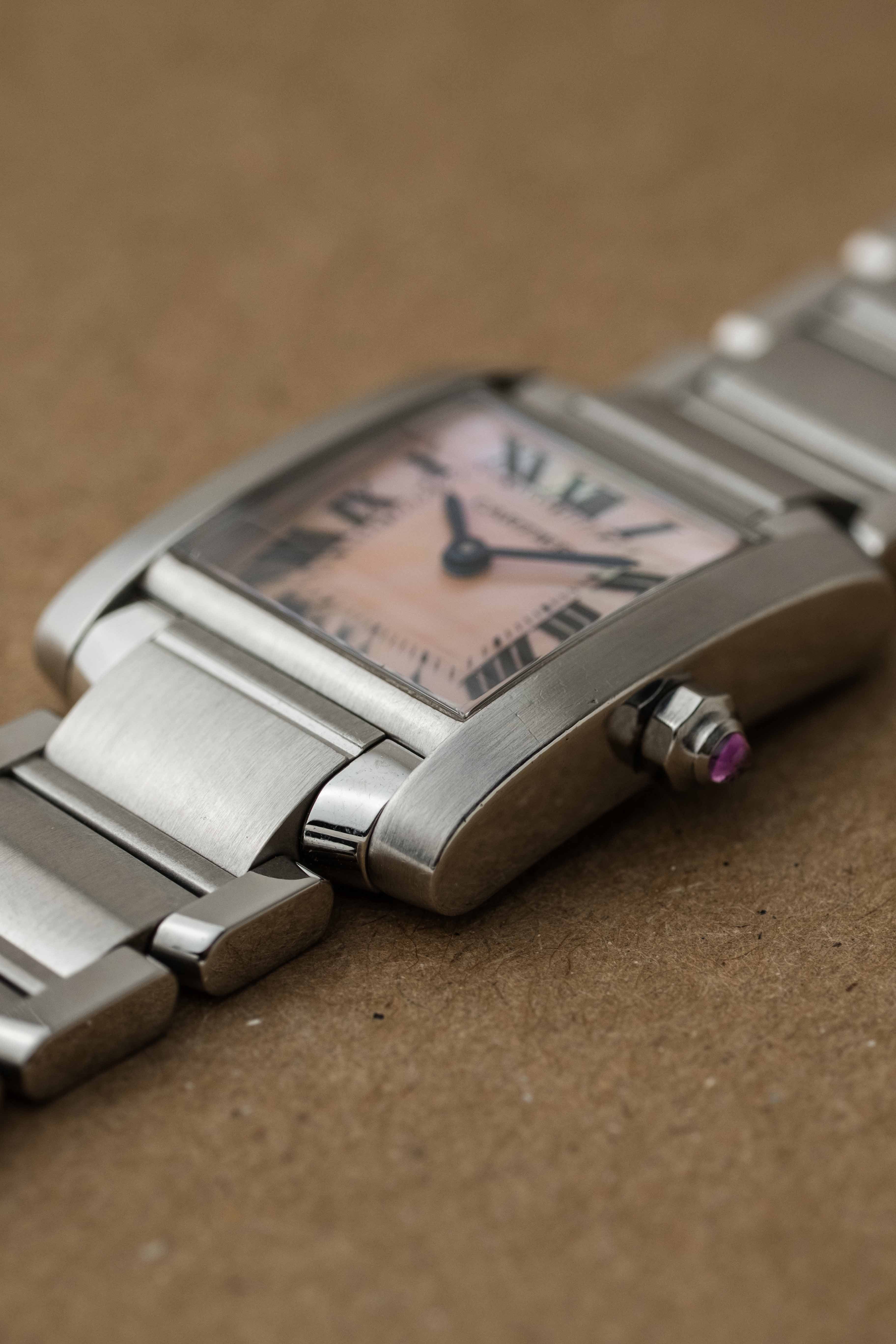 Cartier Tank Francasie SM 'Mother of Pearl' Dial Ref. 2384 2000s