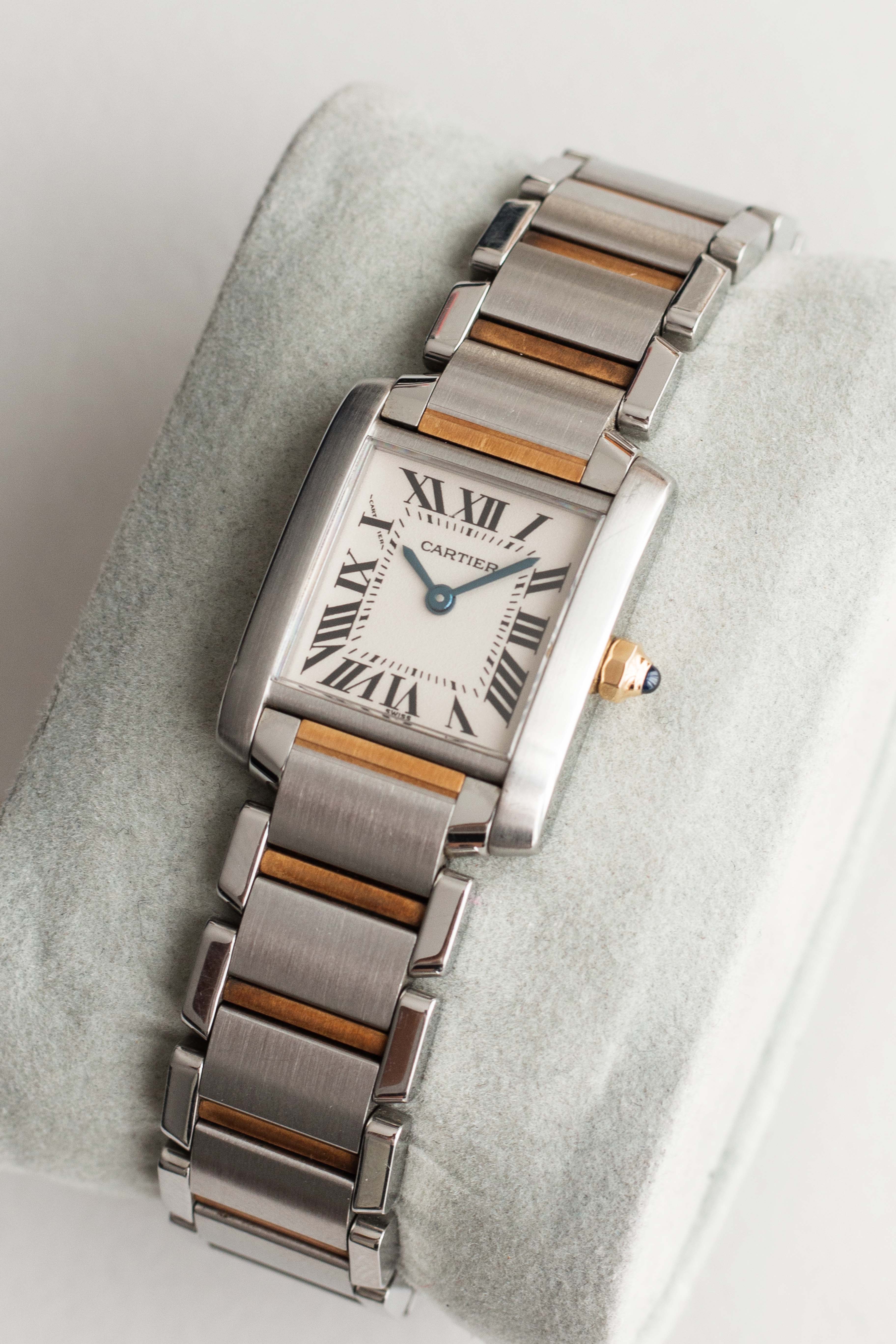 Cartier Tank Francaise 'Two Tone' Ref. 2384 2000's w/ Box