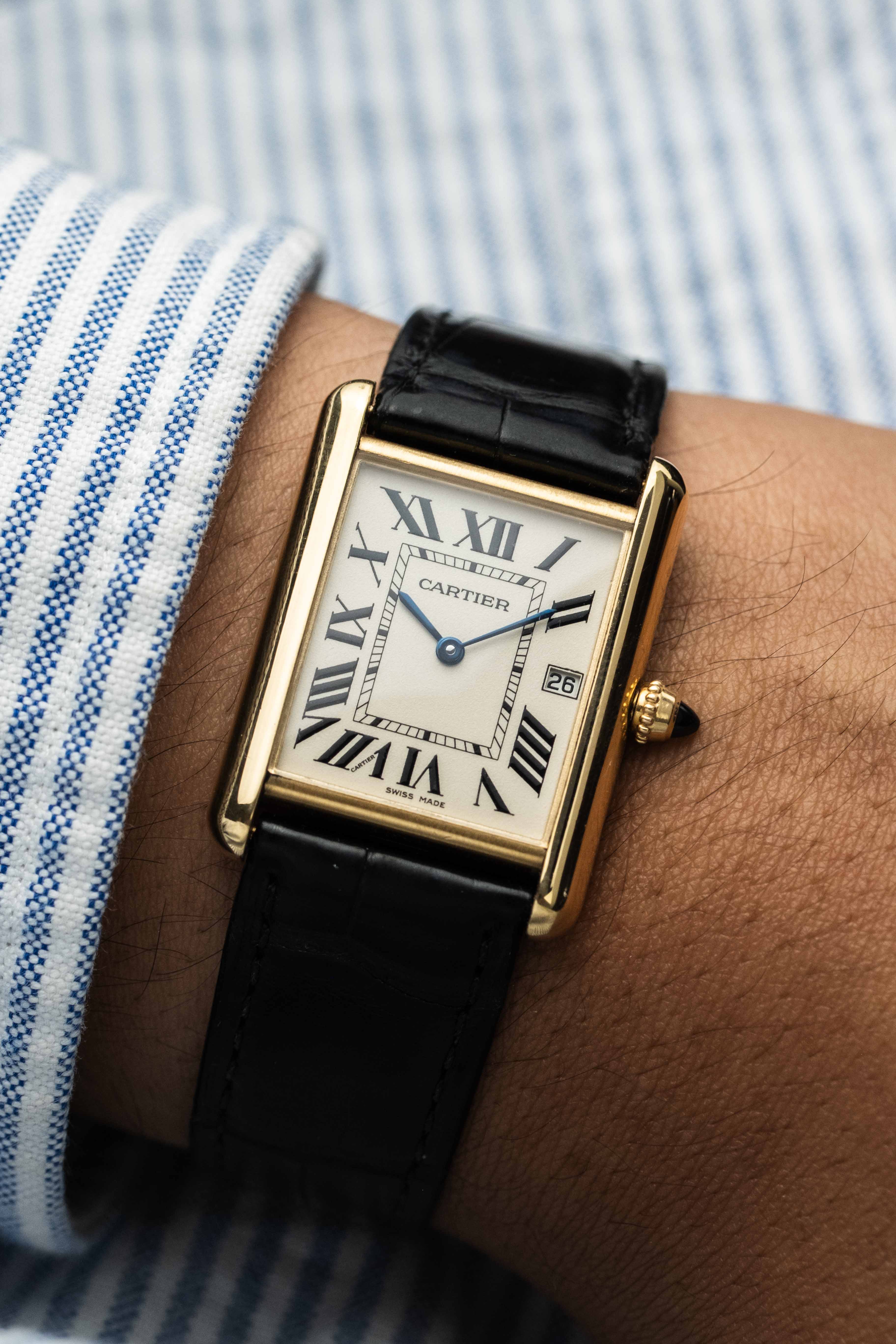 Cartier Tank Louis LM Ref. 2441 2014 w/ Pouch