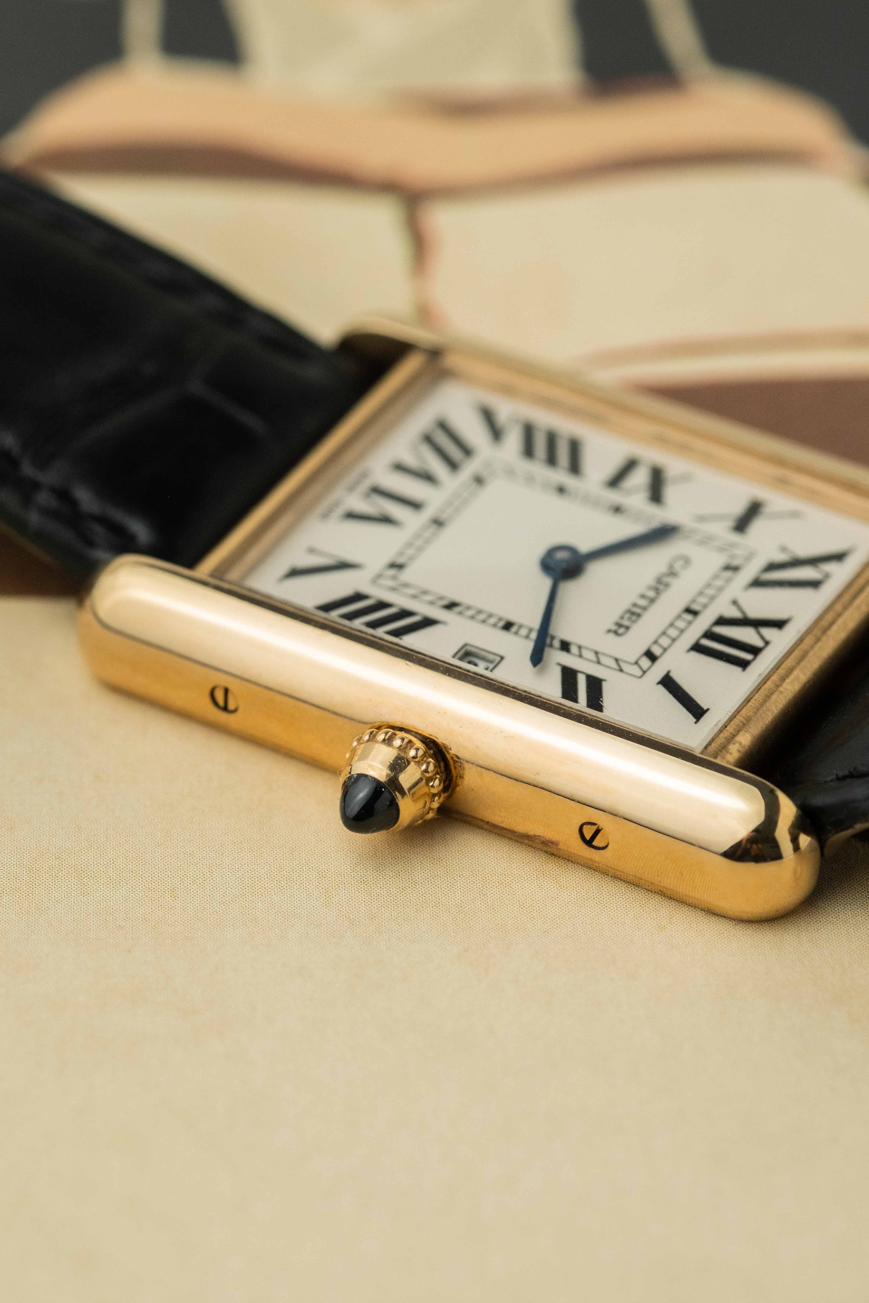 Cartier Tank Louis LM Ref. 2441 2014 w/ Pouch