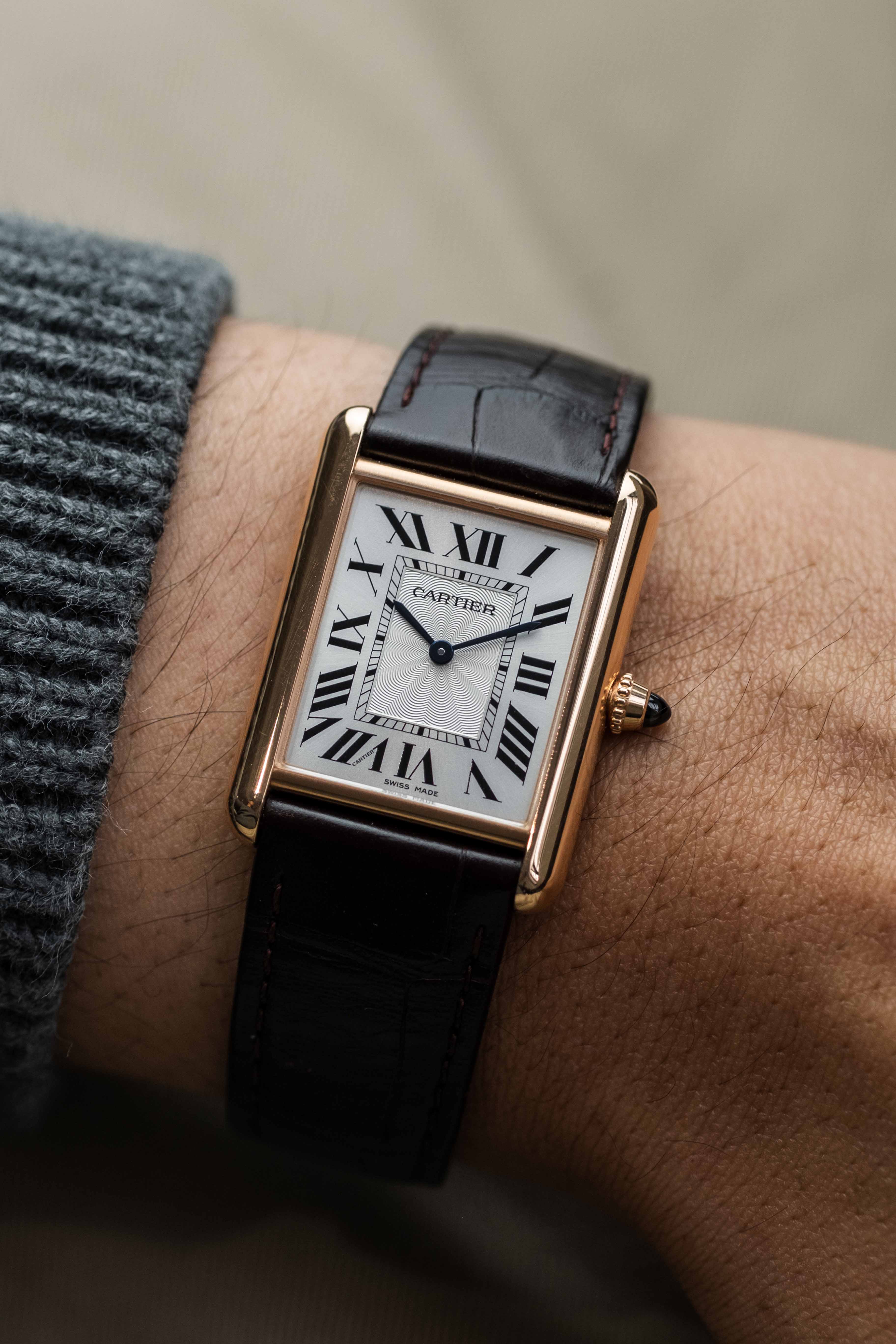 Cartier Tank Louis LM, Rose Gold Ref. WGTA0011 2025 w/ Box & Papers