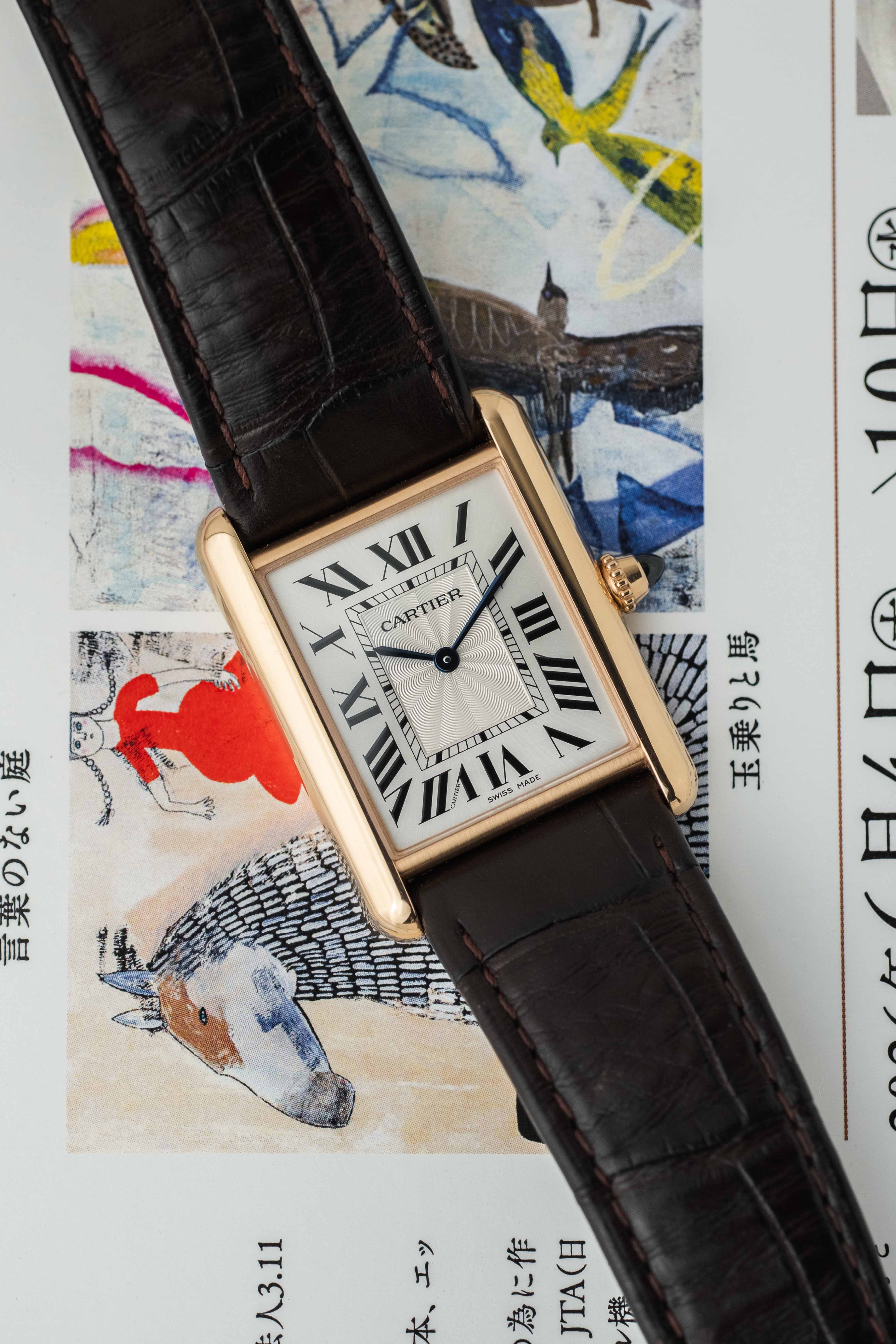Cartier Tank Louis LM, Rose Gold Ref. WGTA0011 2025 w/ Box & Papers