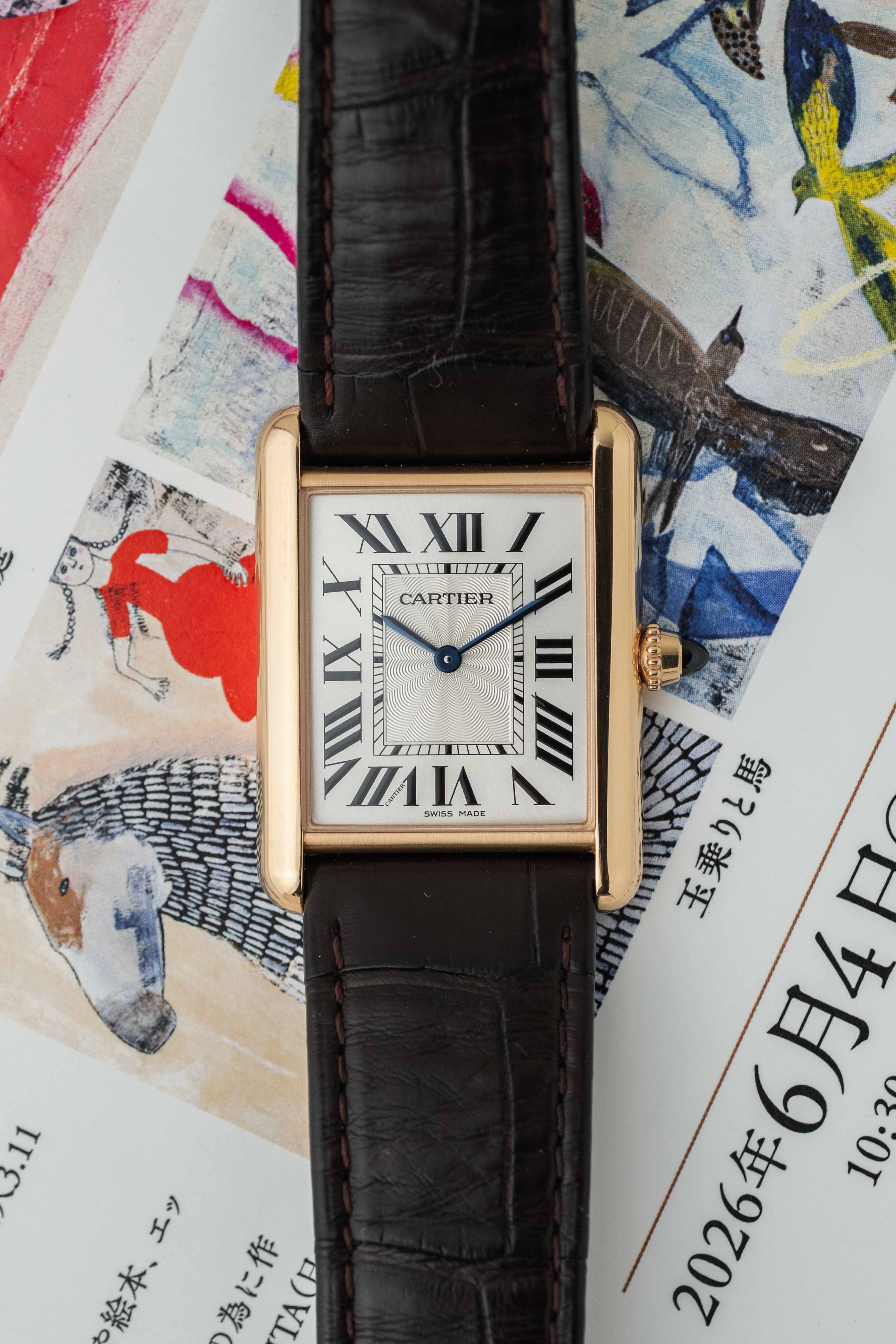 Cartier Tank Louis LM, Rose Gold Ref. WGTA0011 2025 w/ Box & Papers