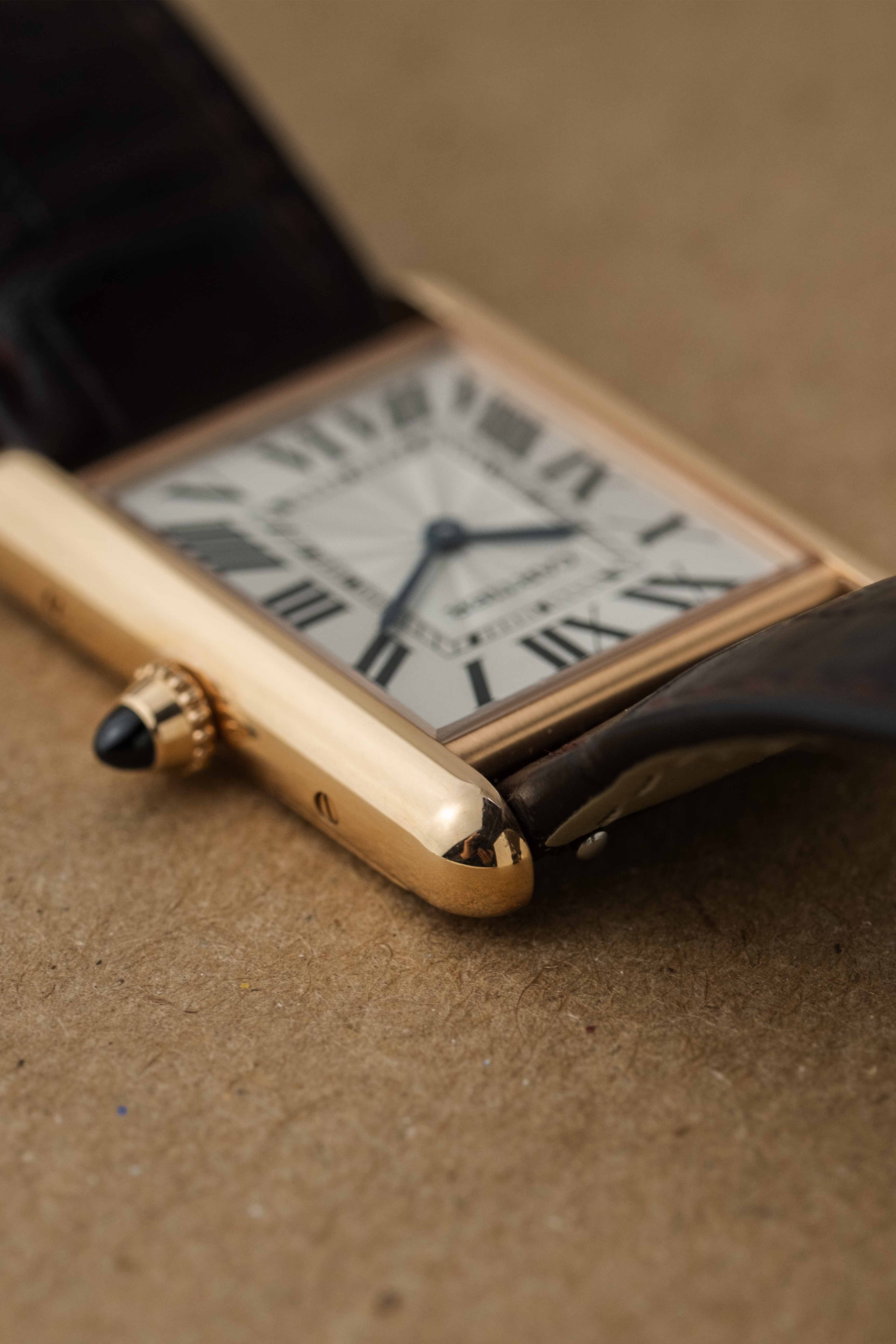 Cartier Tank Louis LM, Rose Gold Ref. WGTA0011 2025 w/ Box & Papers