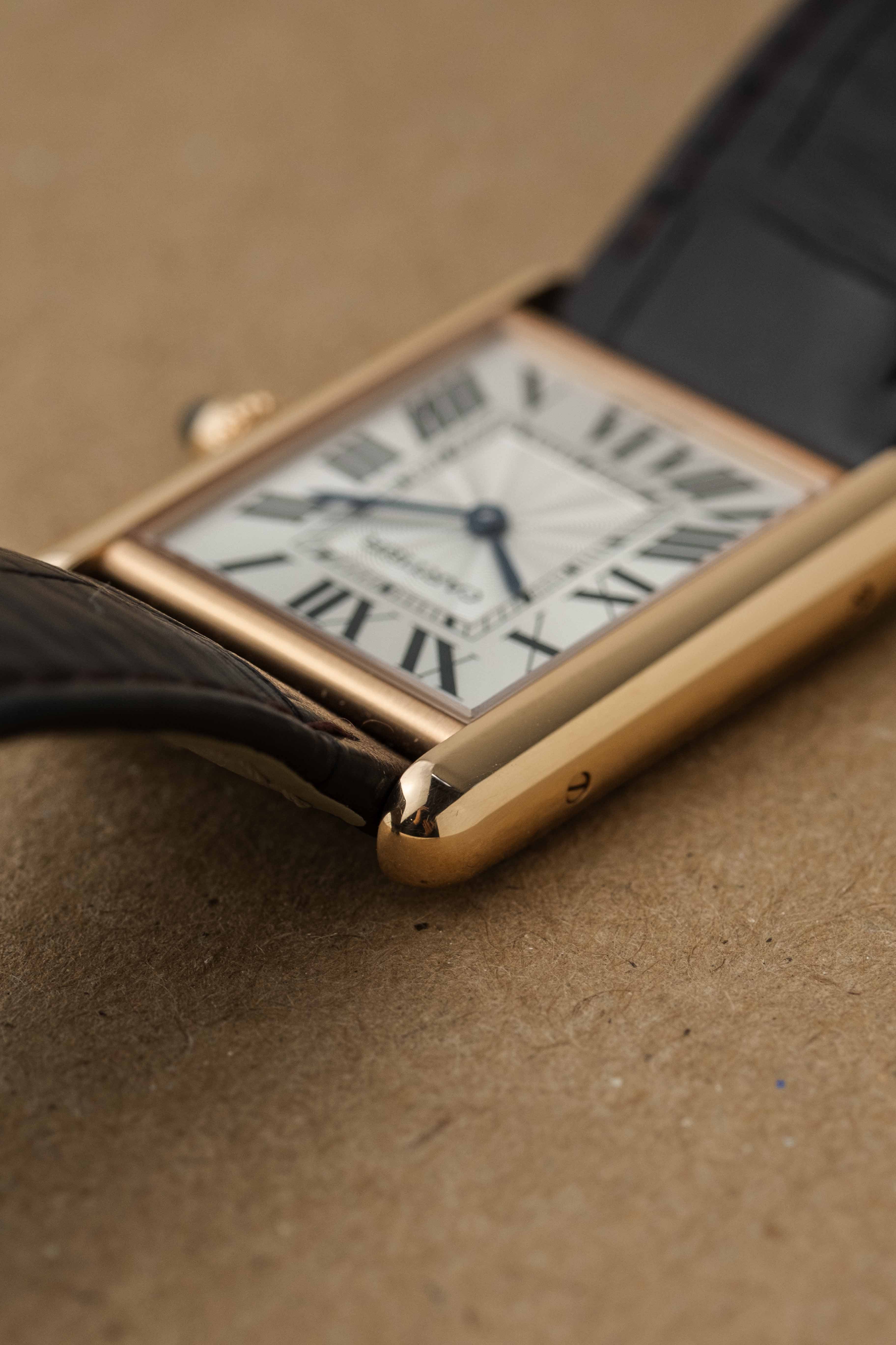 Cartier Tank Louis LM, Rose Gold Ref. WGTA0011 2025 w/ Box & Papers