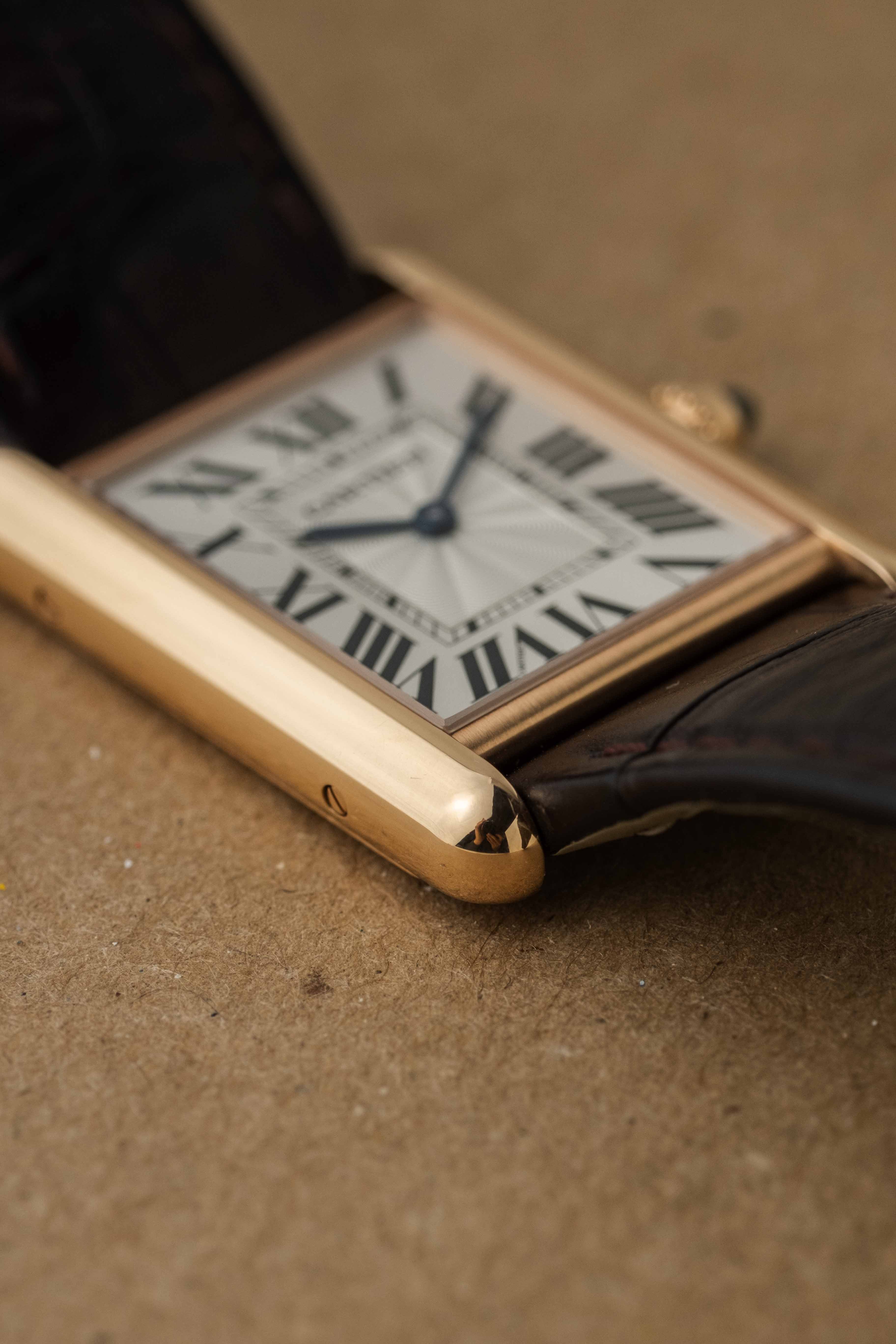 Cartier Tank Louis LM, Rose Gold Ref. WGTA0011 2025 w/ Box & Papers