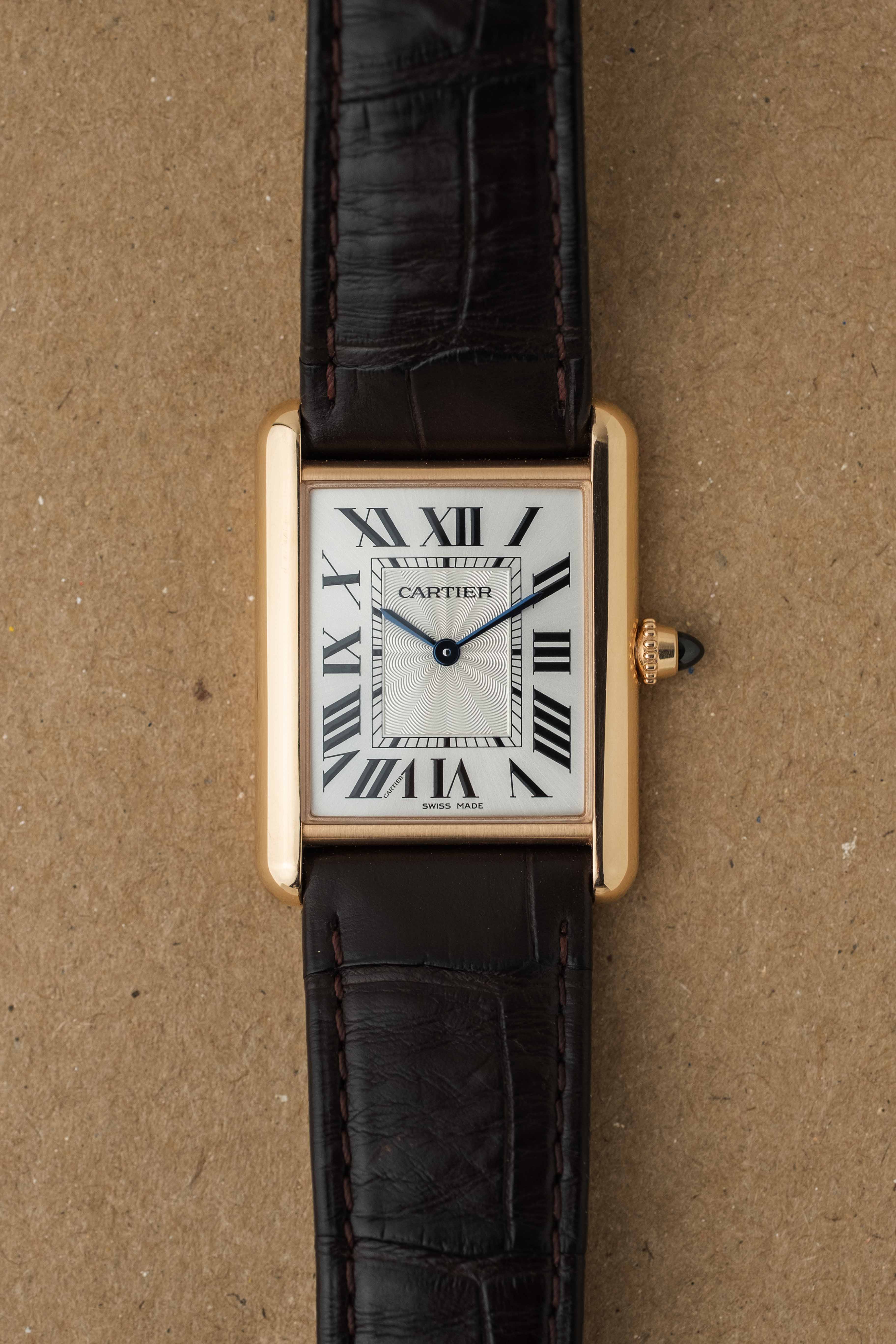 Cartier Tank Louis LM, Rose Gold Ref. WGTA0011 2025 w/ Box & Papers