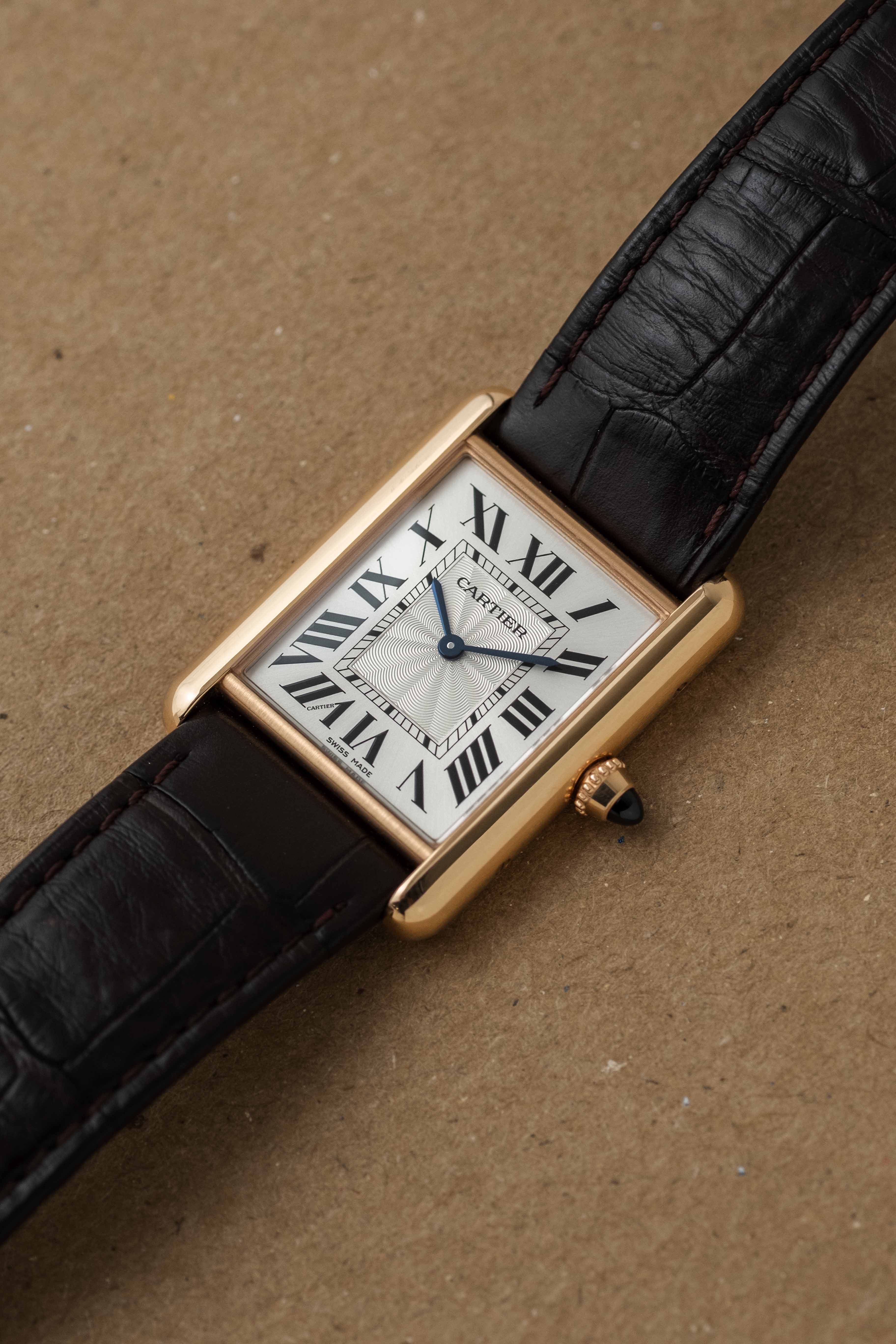 Cartier Tank Louis LM, Rose Gold Ref. WGTA0011 2025 w/ Box & Papers