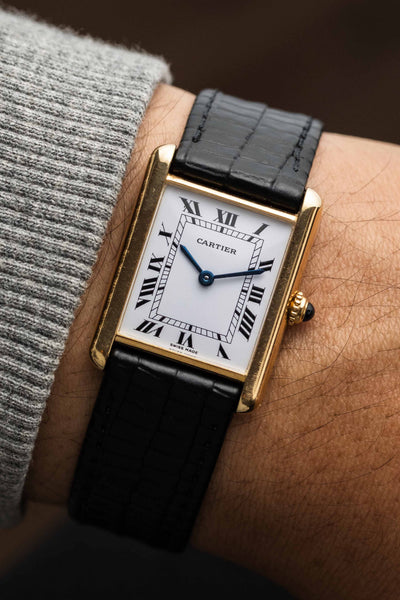 Cartier Tank Louis Ref. 81052 '18k Yellow Gold' 2000's | Vintage