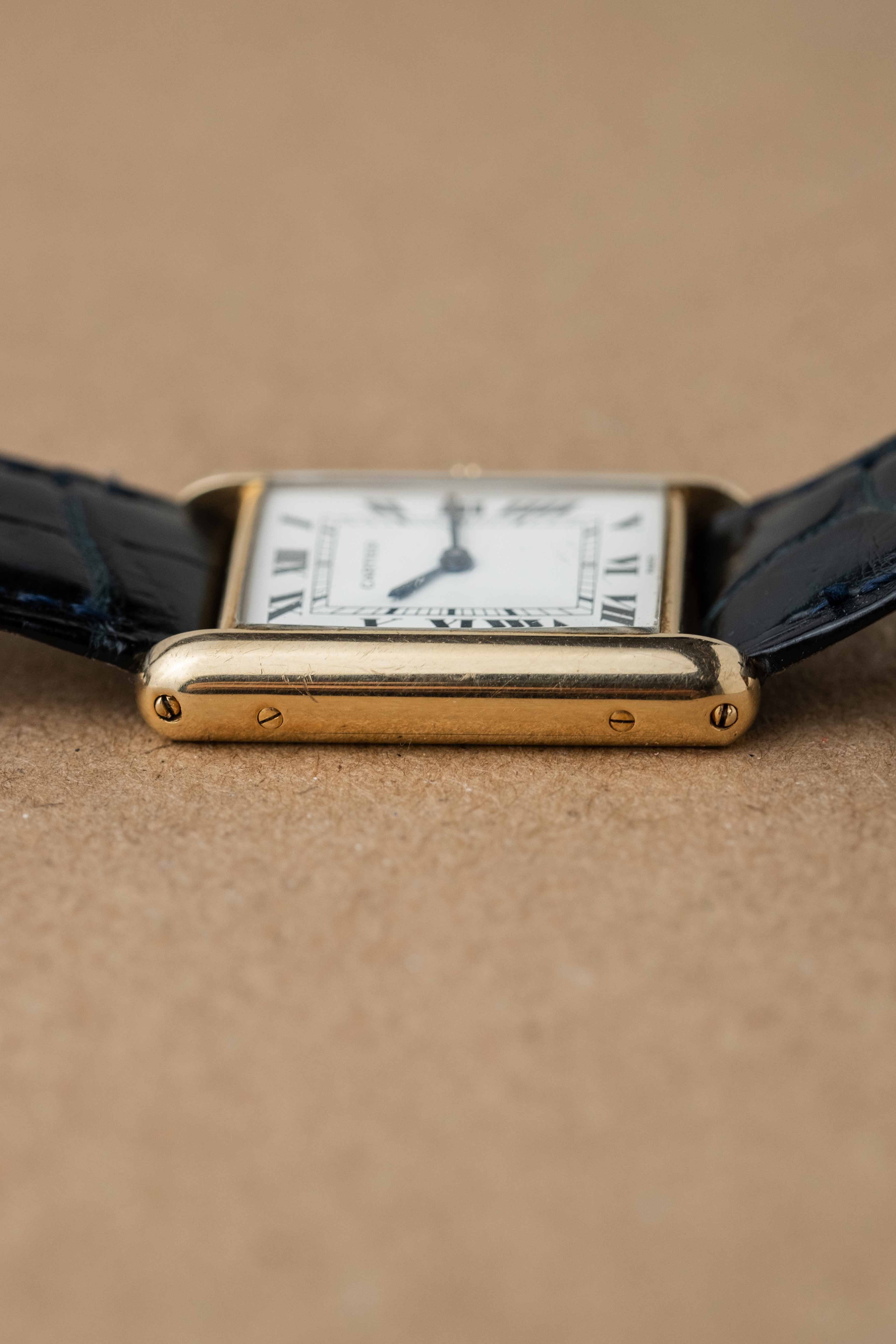 Cartier Tank Louis 'Paris' Dial Ref. 78086 1980's