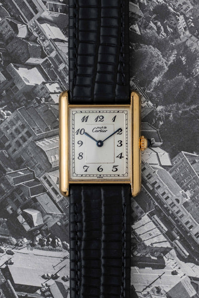 Cartier Tank Must De Cartier 'Breguet' Dial Ref. 81006 1990's w