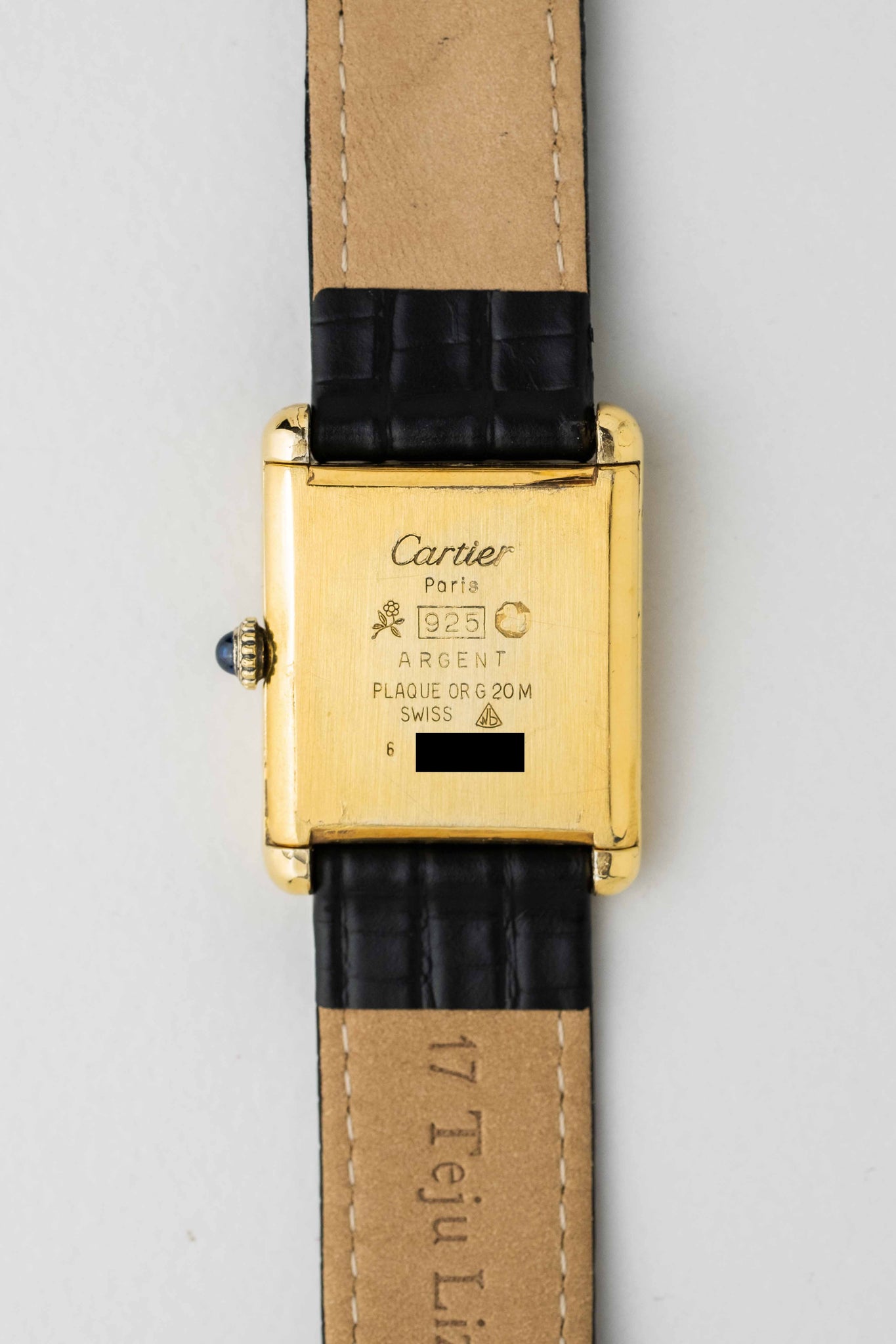 Cartier Tank Must De Cartier ‘Red' Dial 1980’s