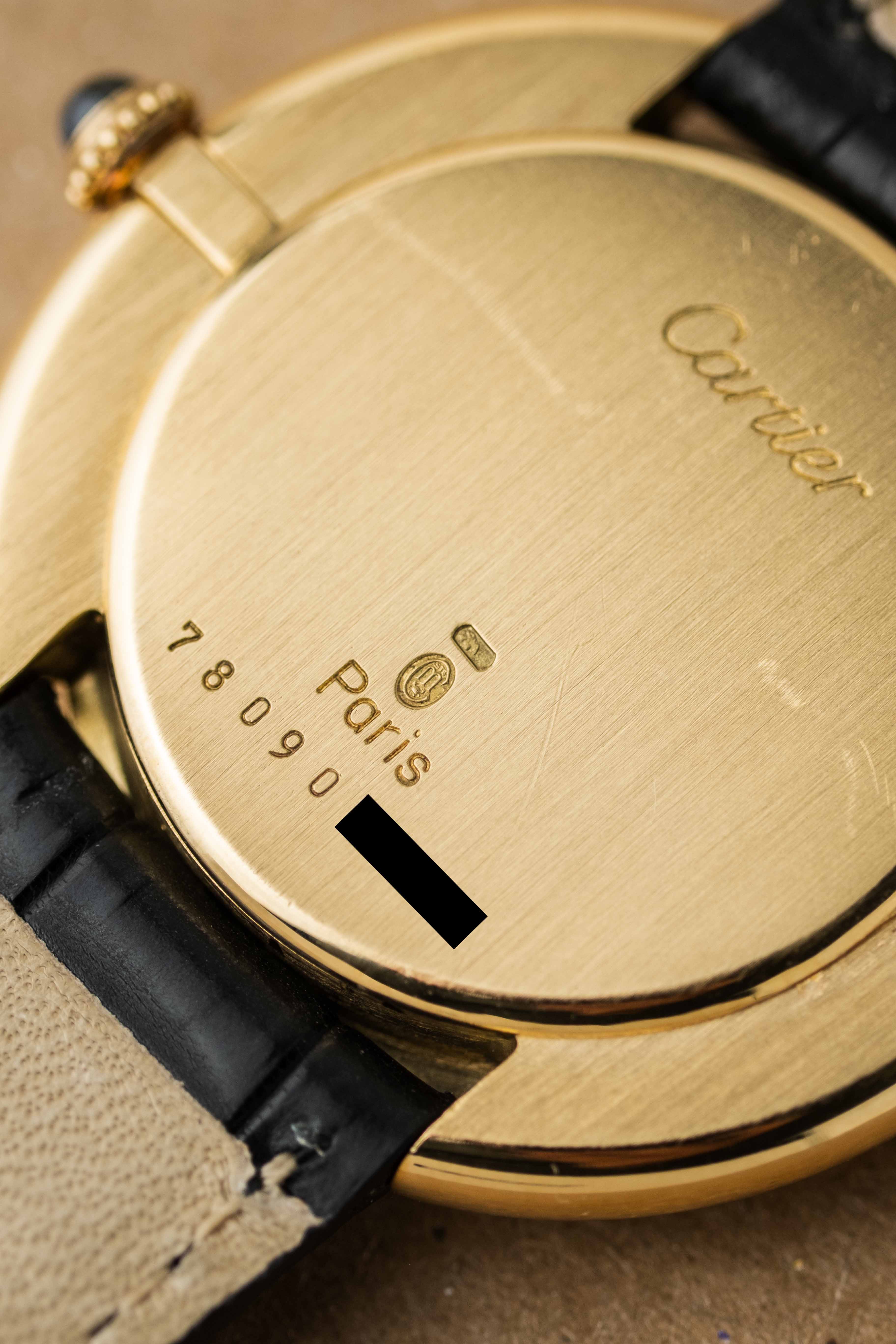 Cartier Vendôme LM Ref. 78090 'Paris' Dial 1970s