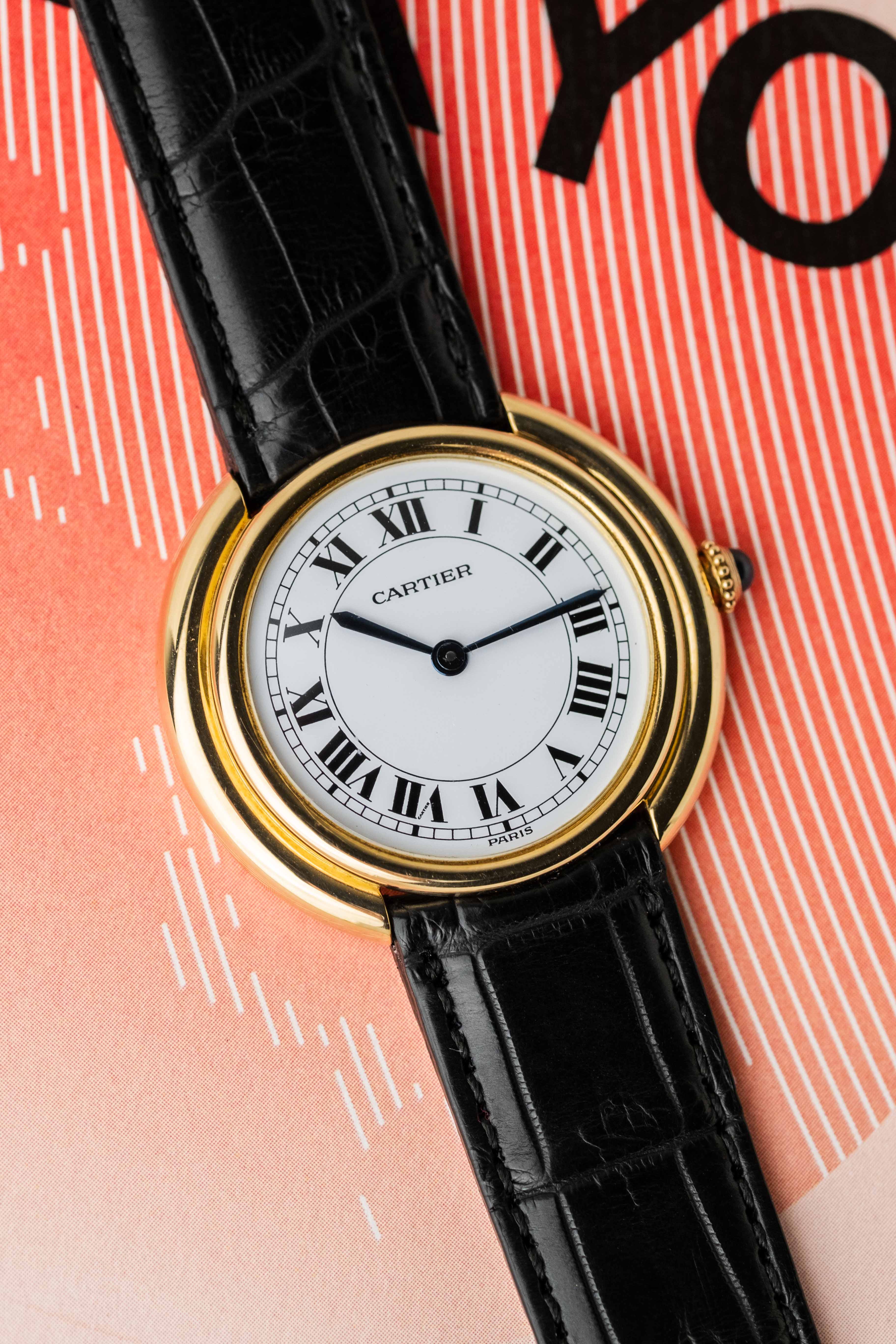 Cartier Vendôme LM Ref. 78090 'Paris' Dial 1970s