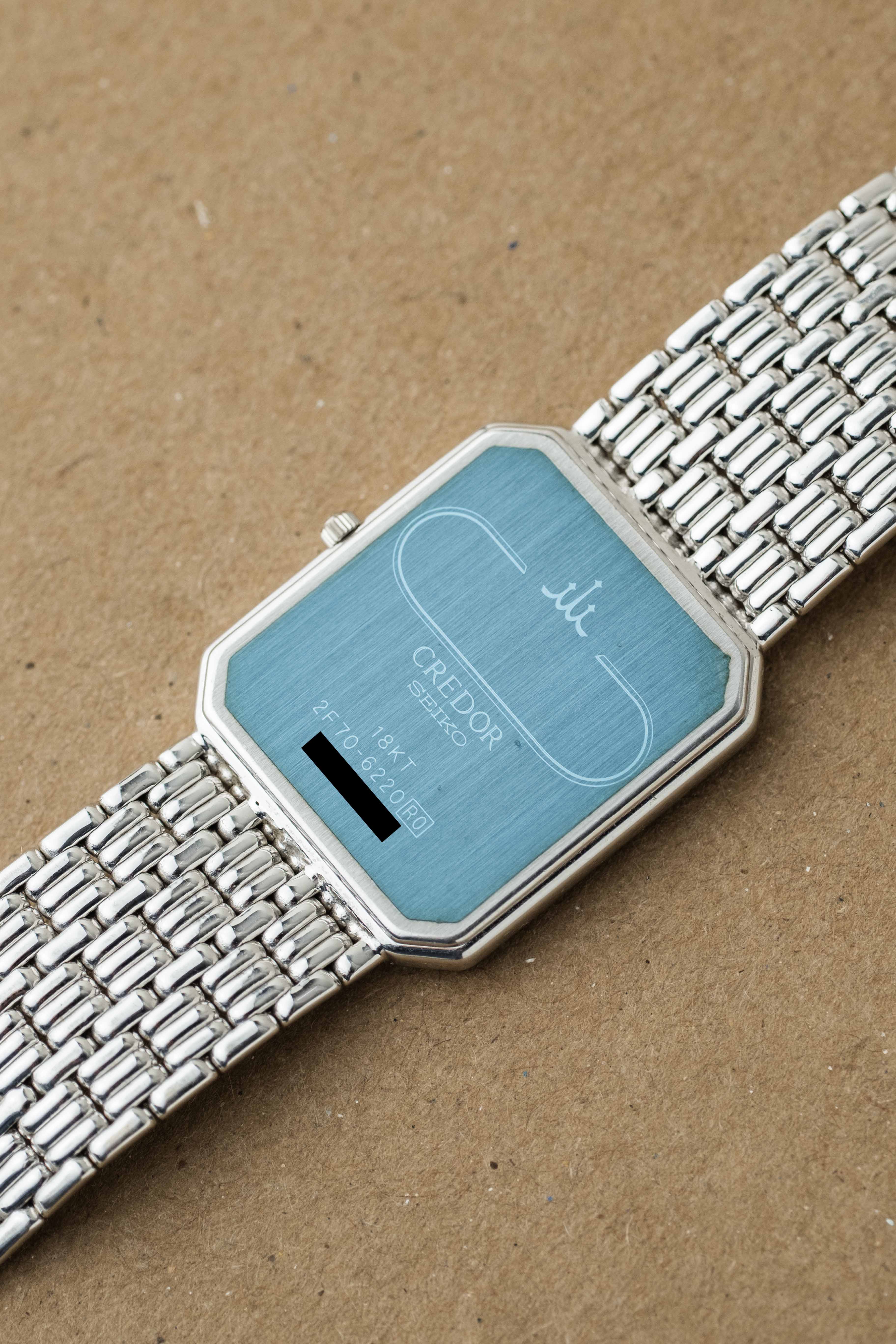 Credor Ref. 2F70-6220 'Lapis Checkerboard' Dial 1991
