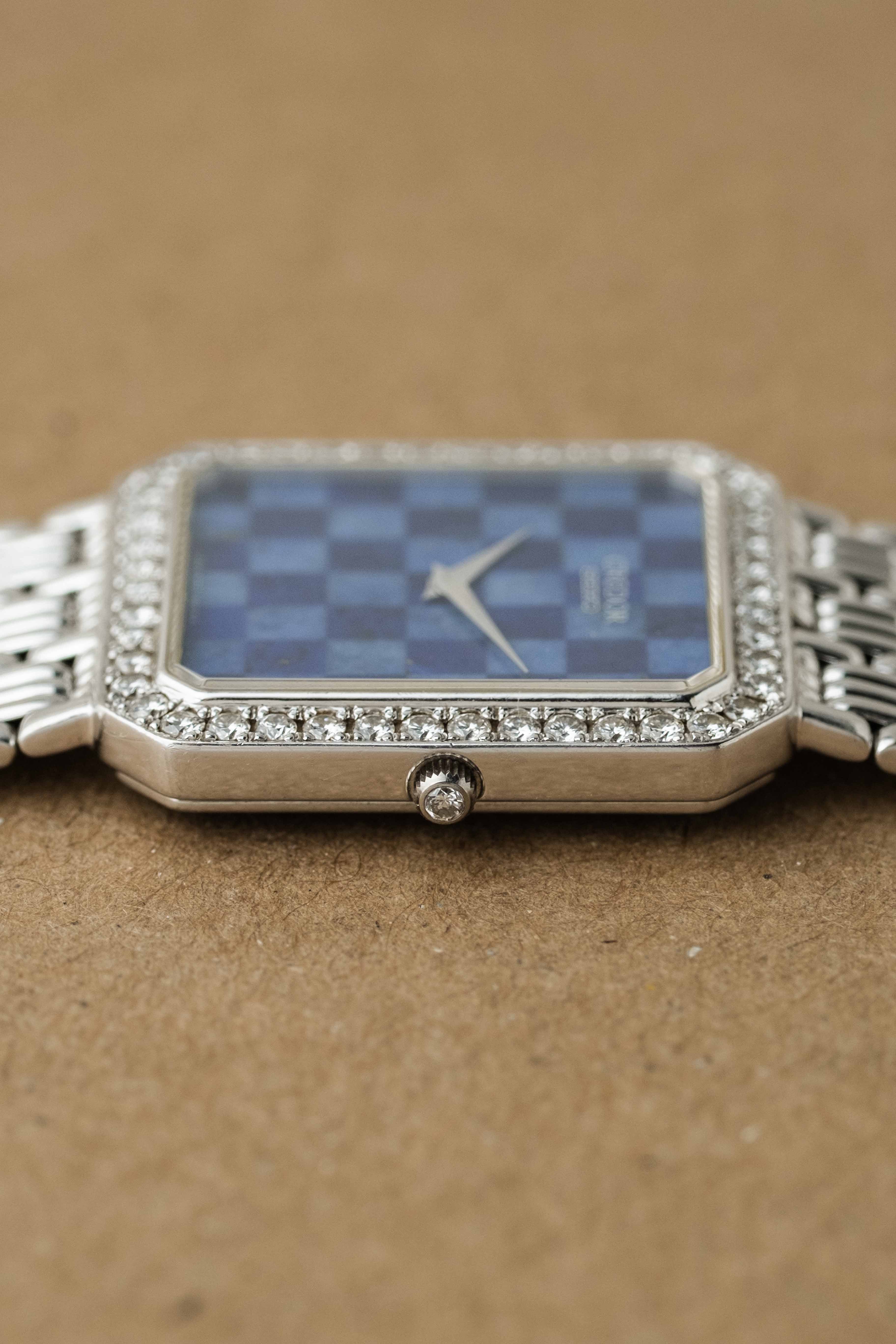 Credor Ref. 2F70-6220 'Lapis Checkerboard' Dial 1991