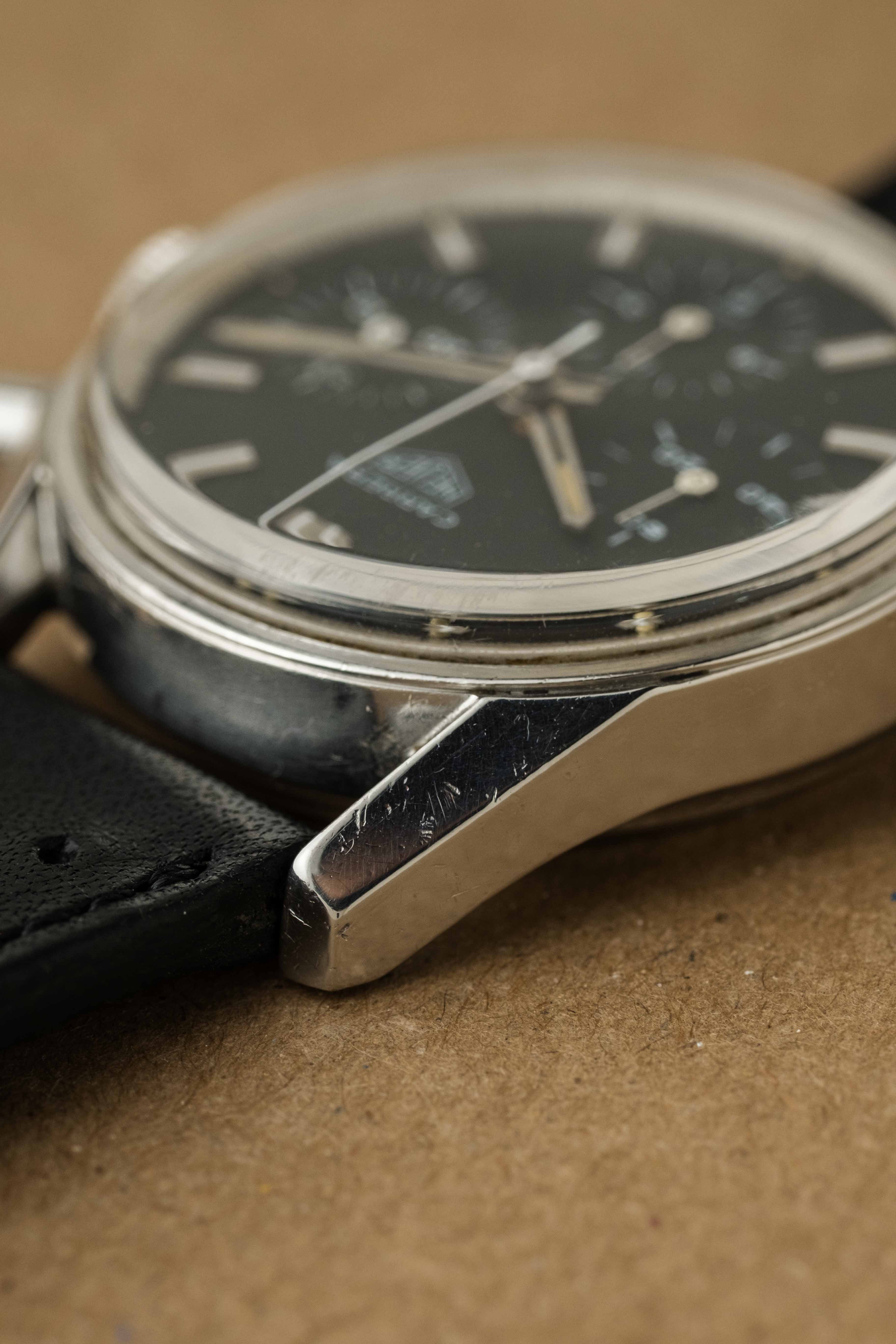 Heuer Carrera, 2nd Execution Ref. 2447N 'Black' Dial 1960s