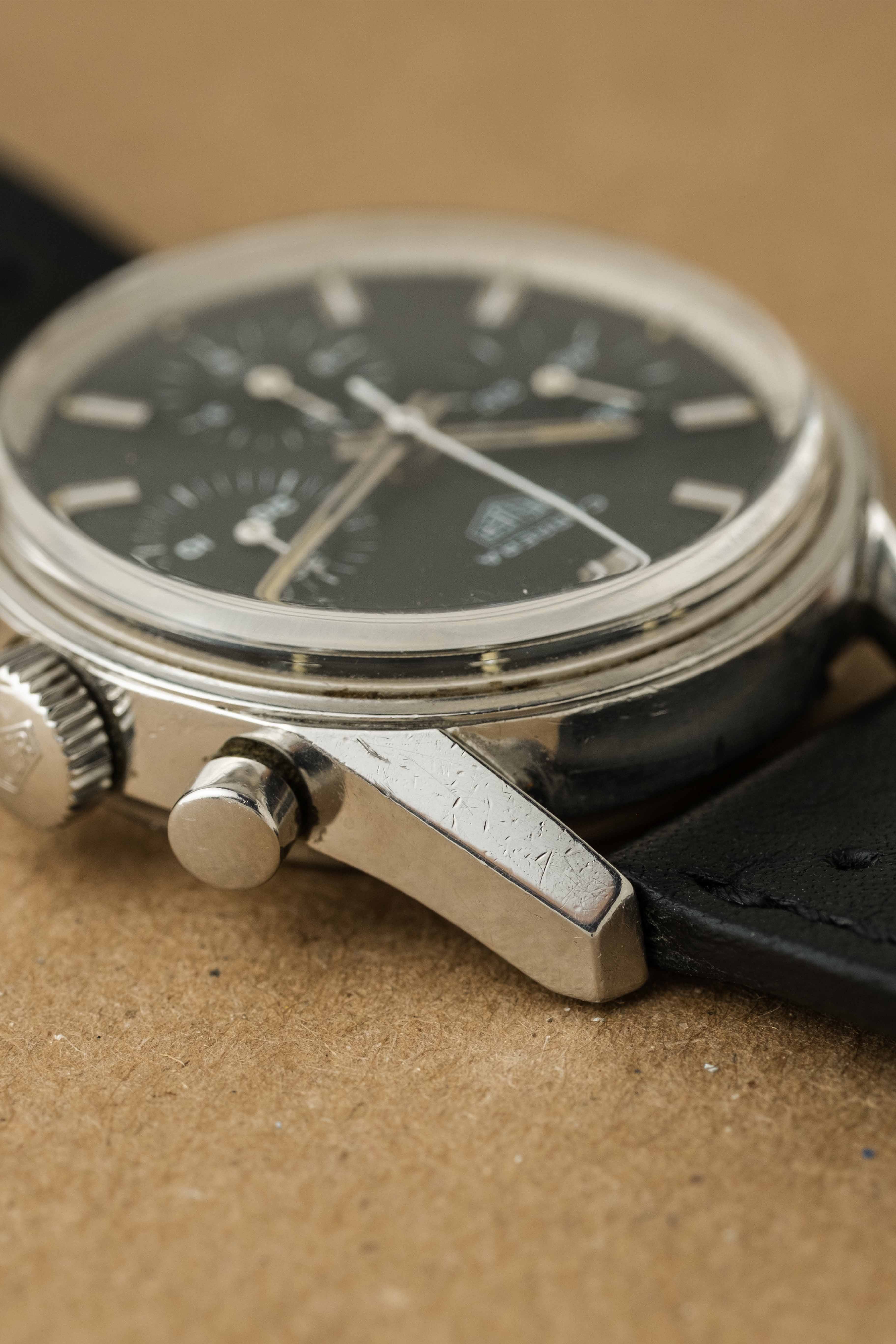 Heuer Carrera, 2nd Execution Ref. 2447N 'Black' Dial 1960s