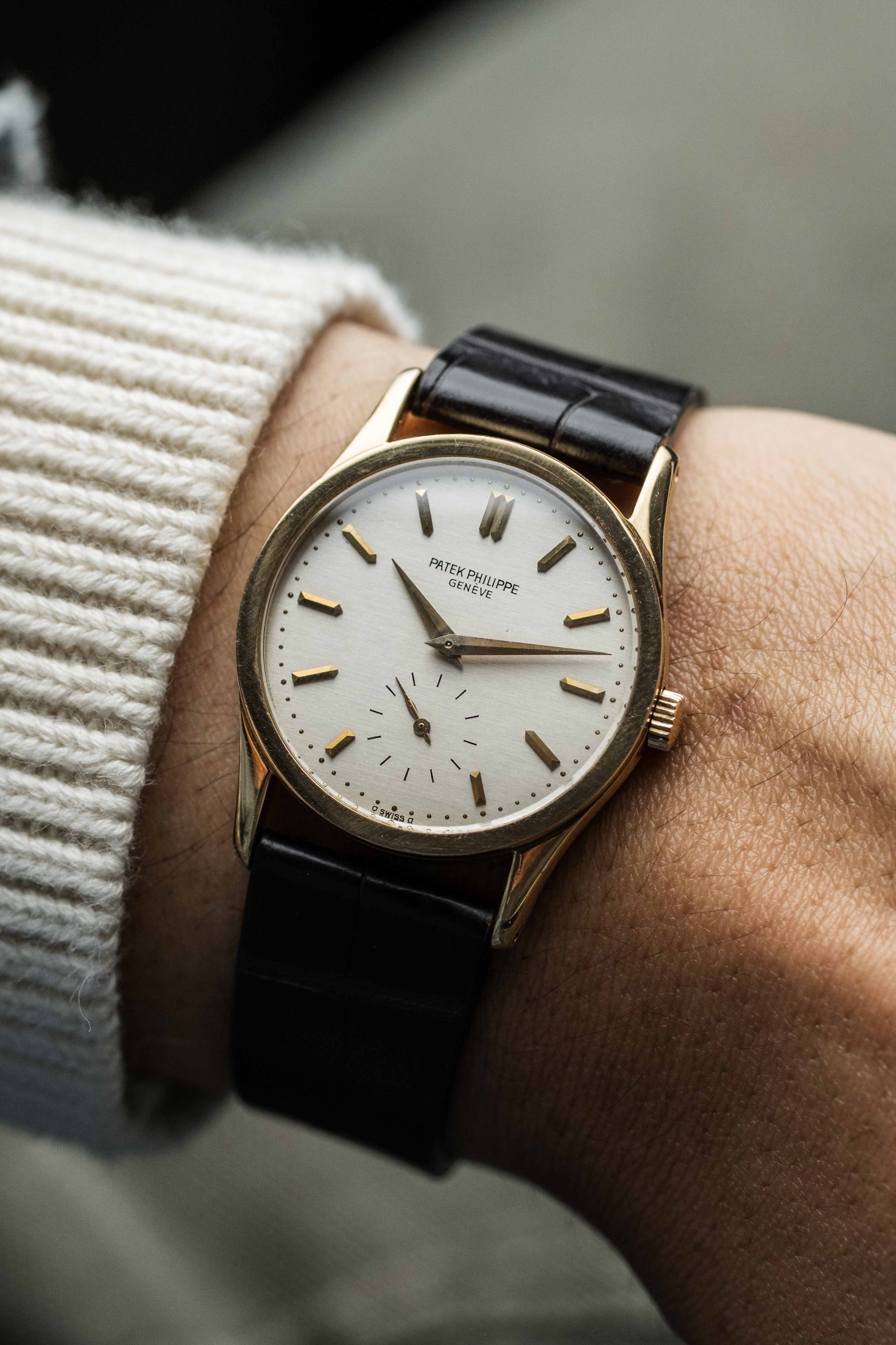Patek Philippe Calatrava Ref. 3796 'Brushed Silver' Dial 1987 w/ Extract & Box