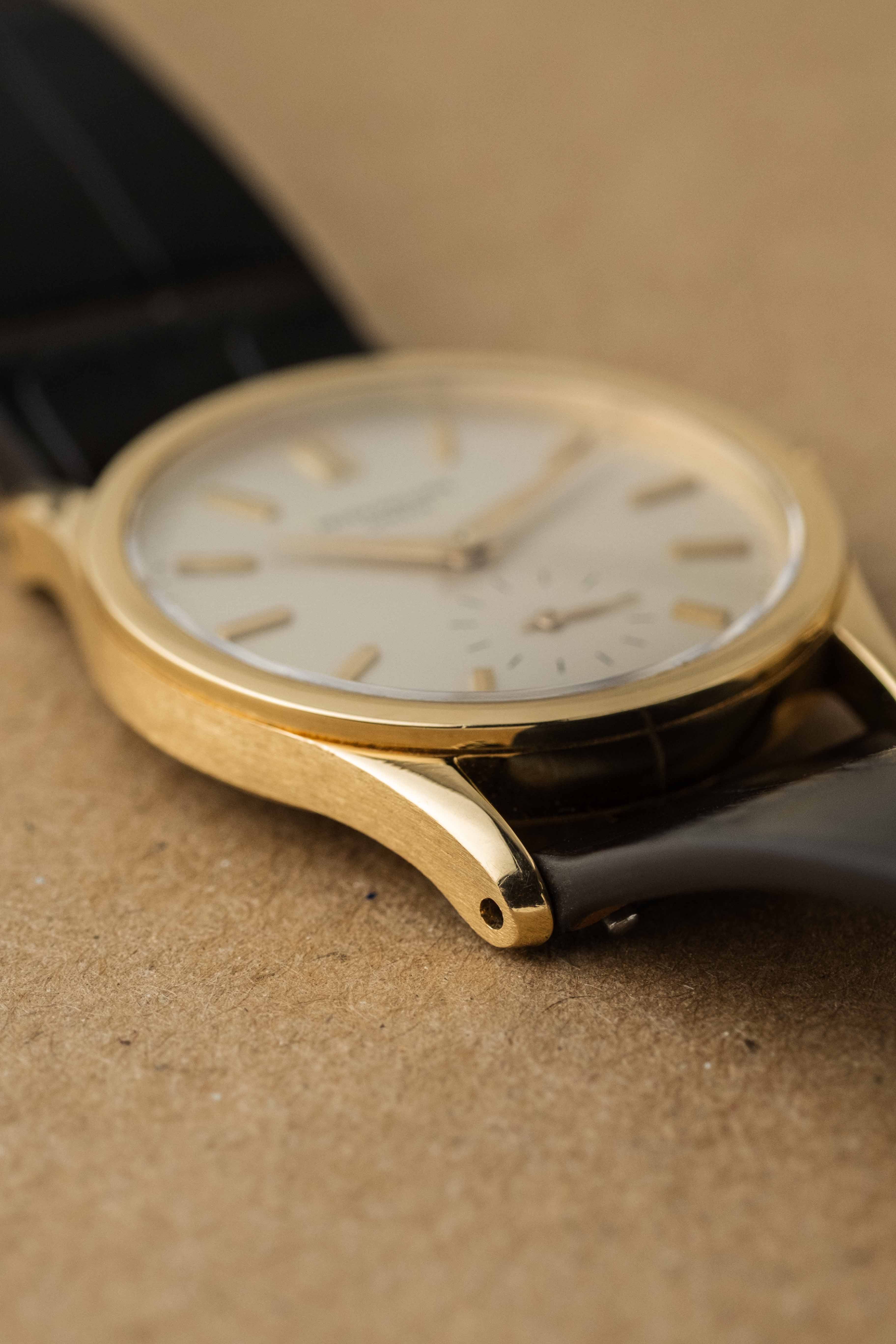 Patek Philippe Calatrava Ref. 3796 'Brushed Silver' Dial 1987 w/ Extract & Box