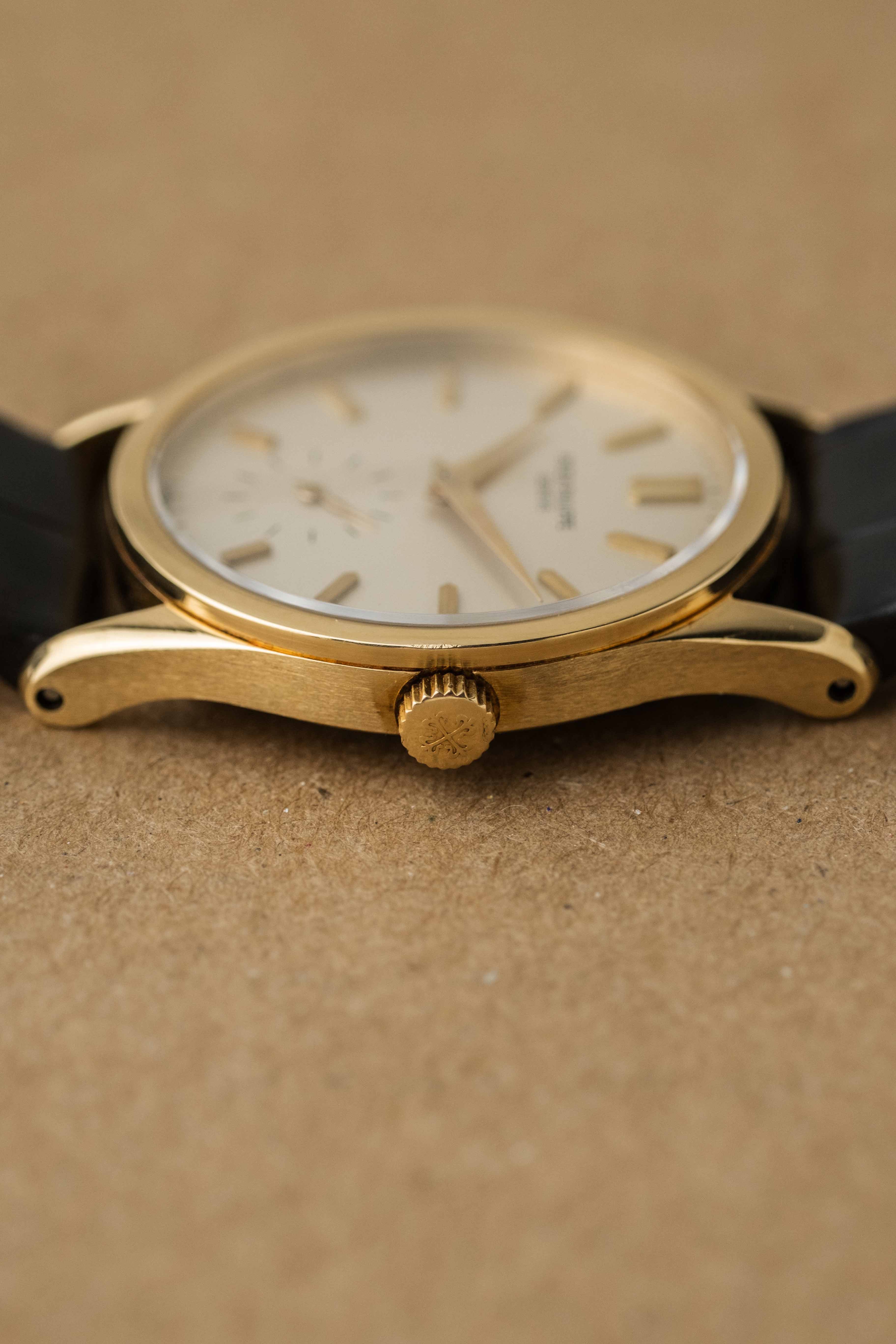 Patek Philippe Calatrava Ref. 3796 'Brushed Silver' Dial 1987 w/ Extract & Box