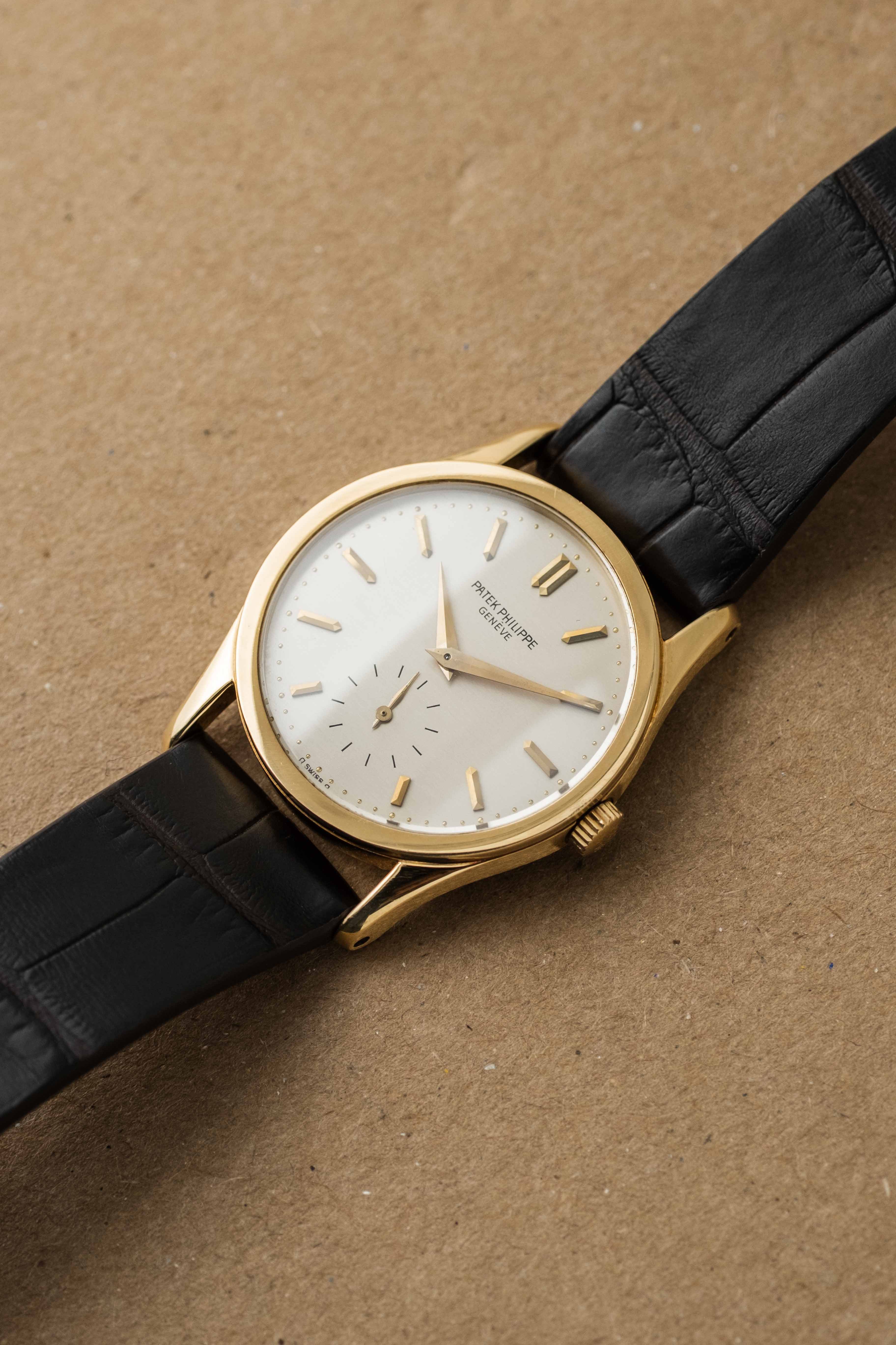Patek Philippe Calatrava Ref. 3796 'Brushed Silver' Dial 1987 w/ Extract & Box
