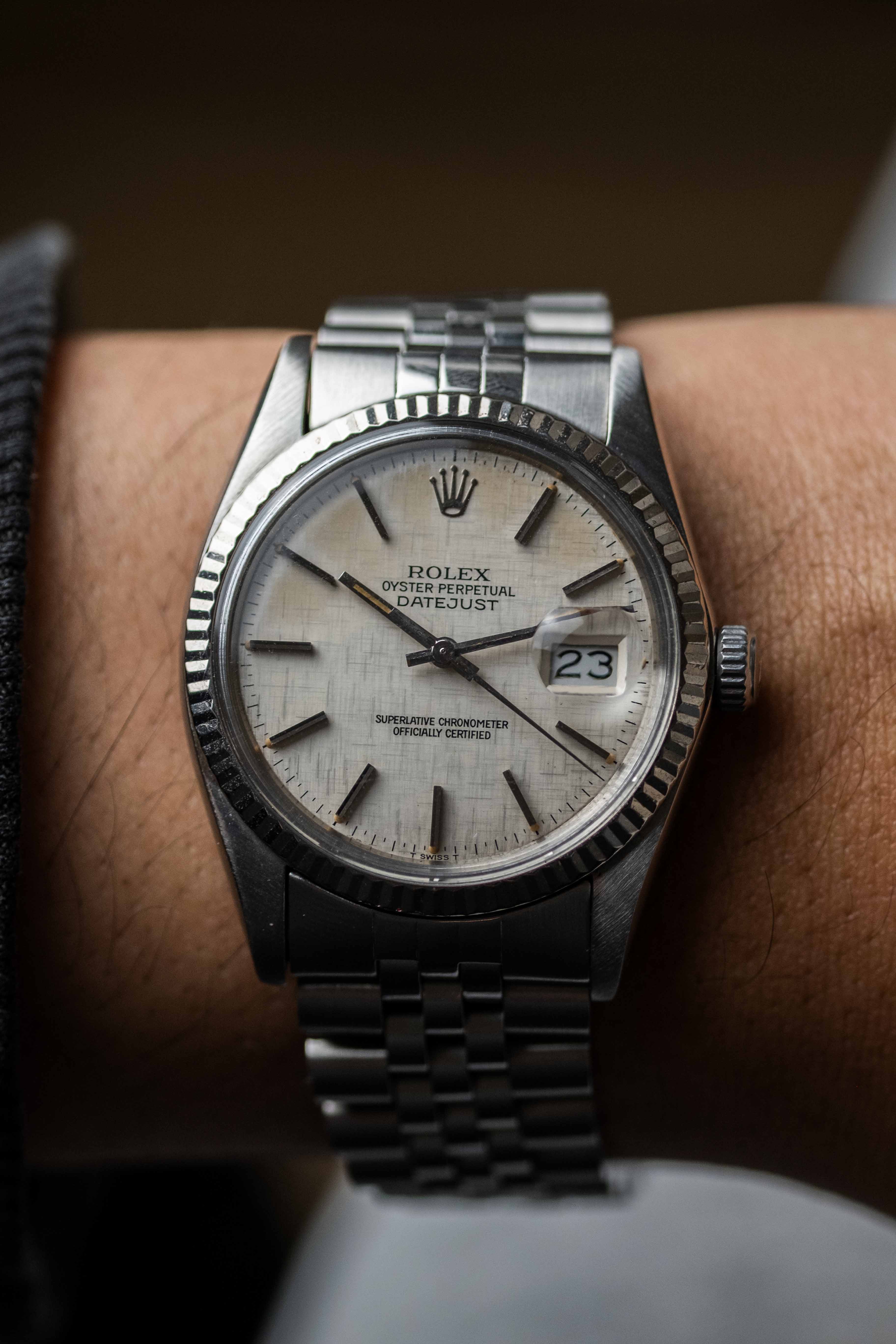 Rolex Datejust Ref. 16014 'Linen' Dial 1983