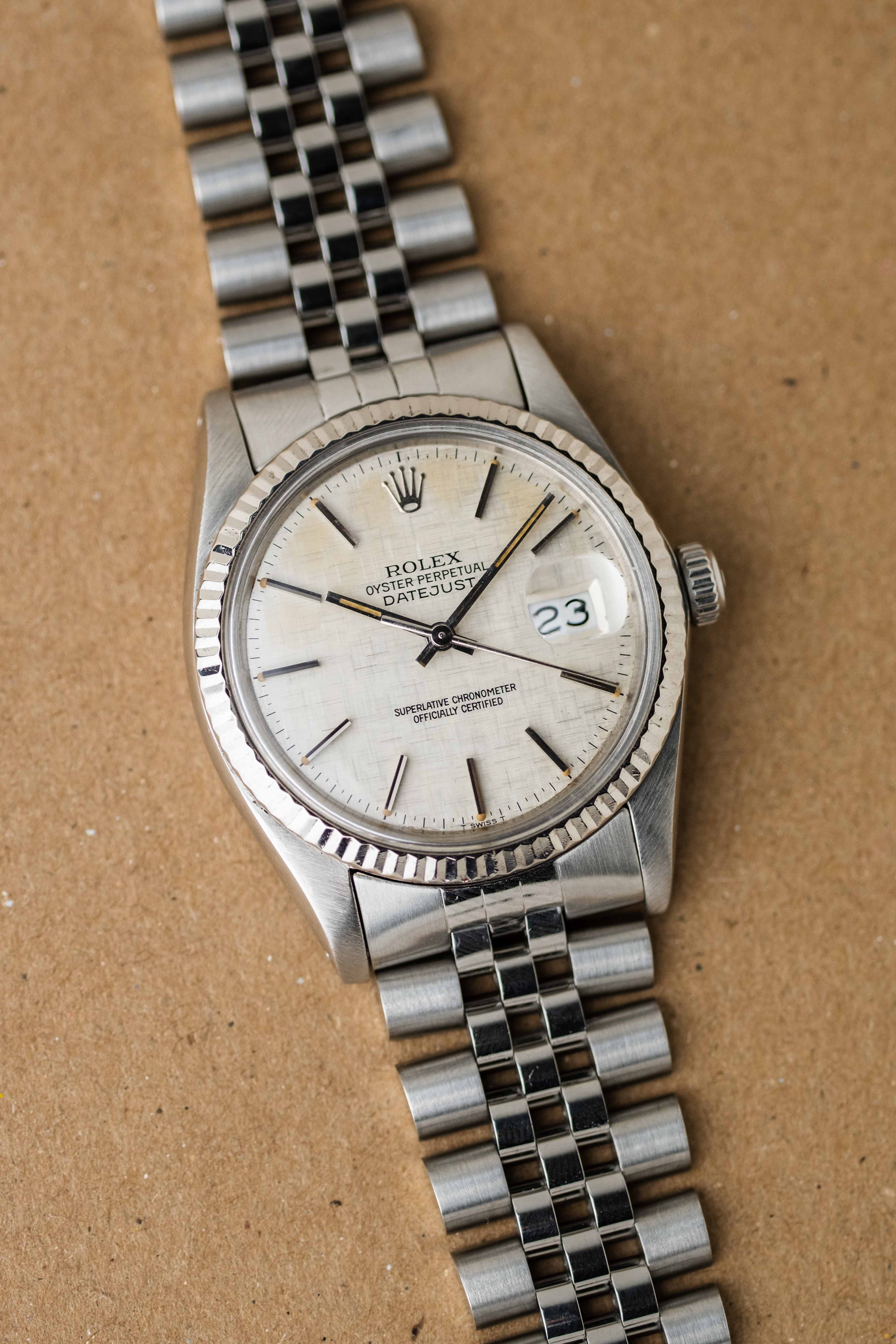 Rolex Datejust Ref. 16014 'Linen' Dial 1983