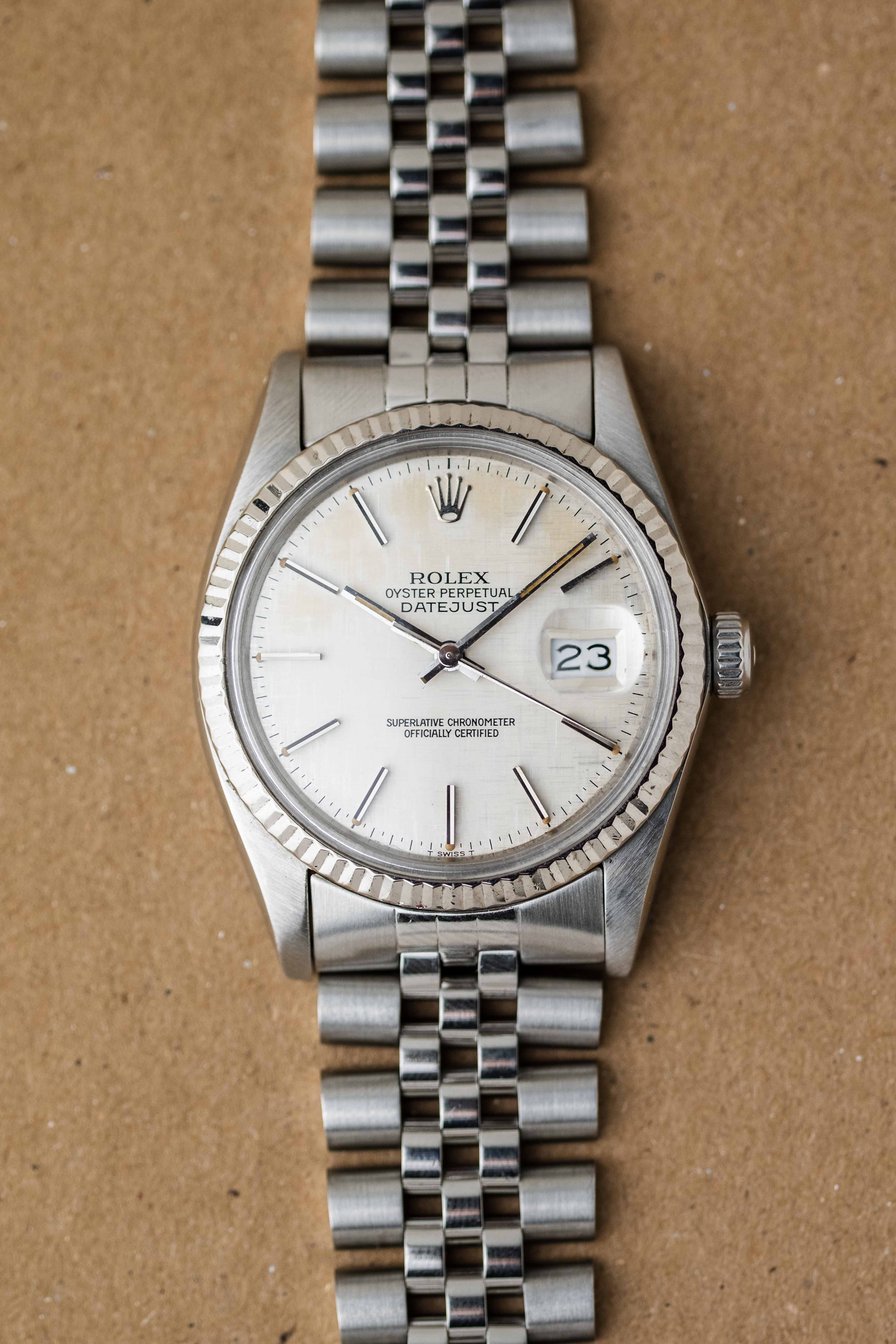 Rolex Datejust Ref. 16014 'Linen' Dial 1983