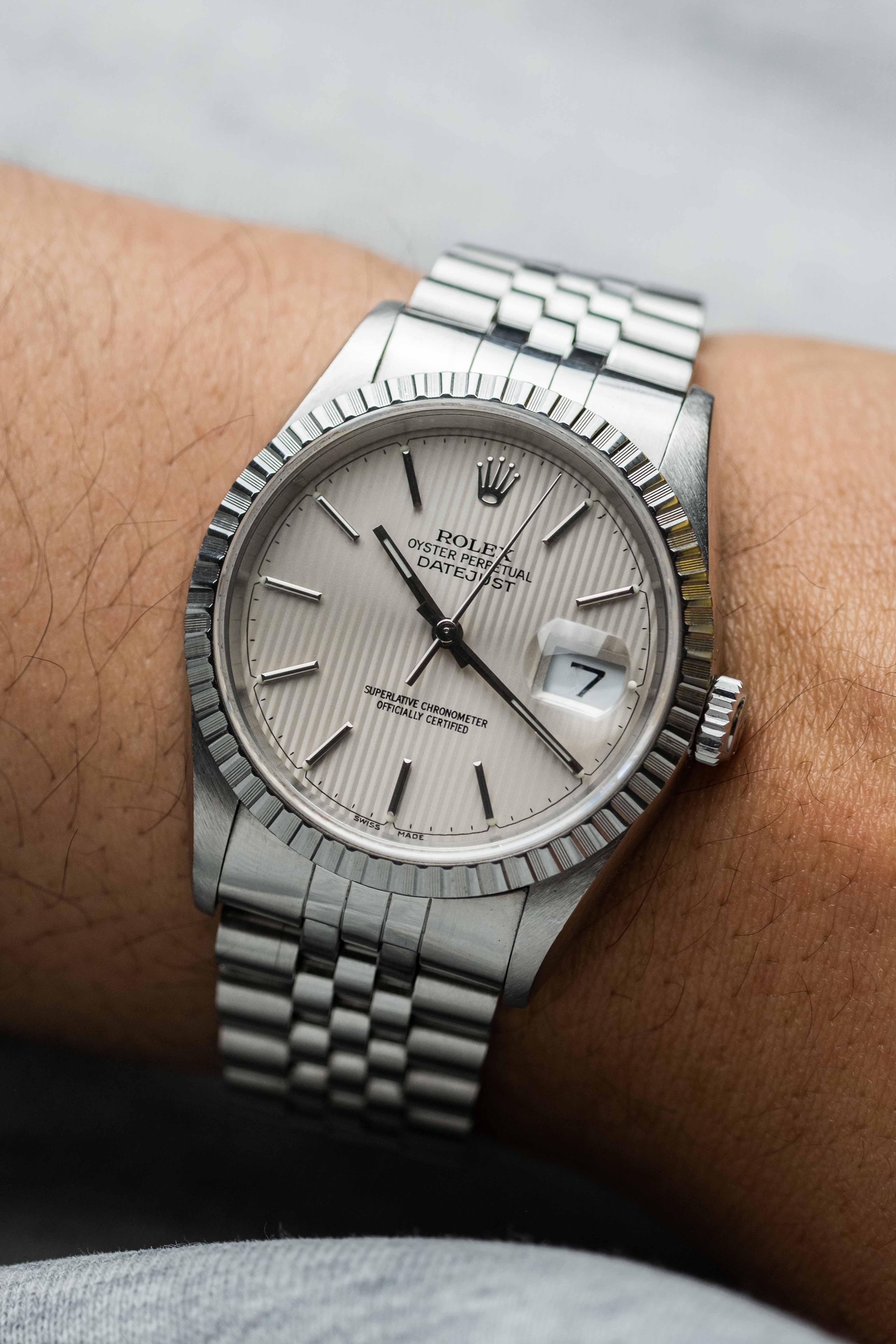 Rolex Datejust Ref. 16220 'Tapestry' Dial 1998