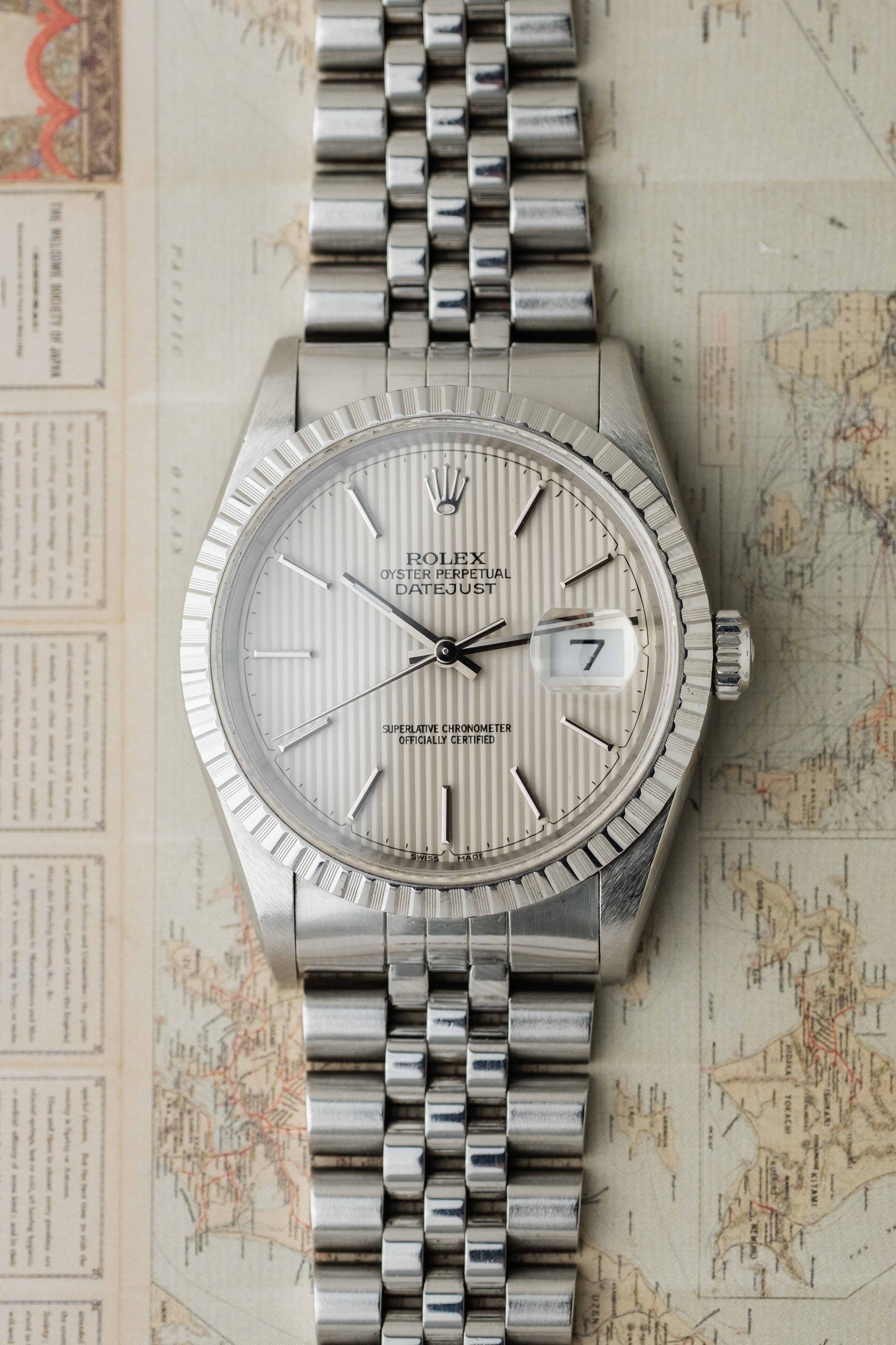Rolex Datejust Ref. 16220 'Tapestry' Dial 1998
