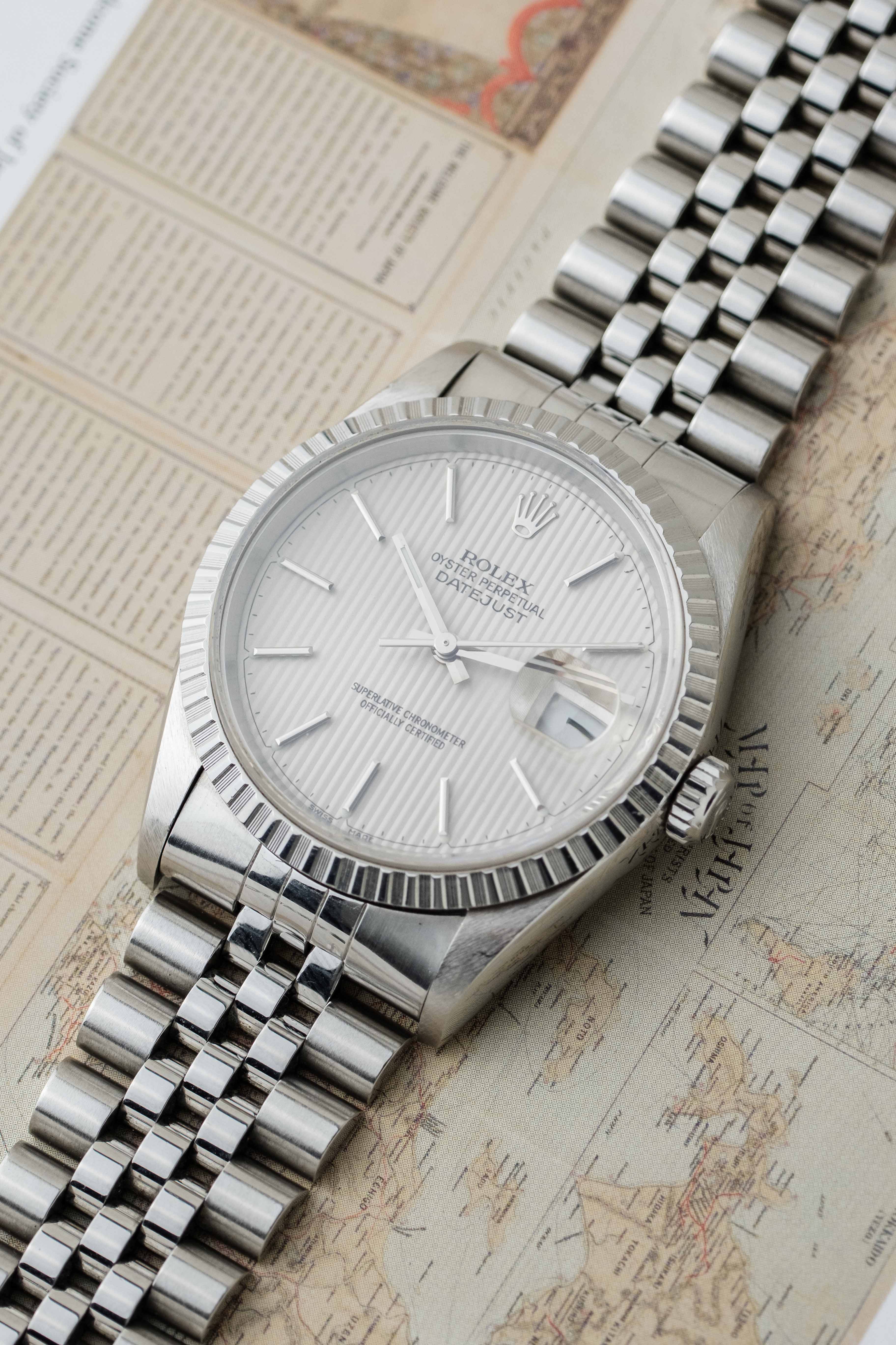 Rolex Datejust Ref. 16220 'Tapestry' Dial 1998