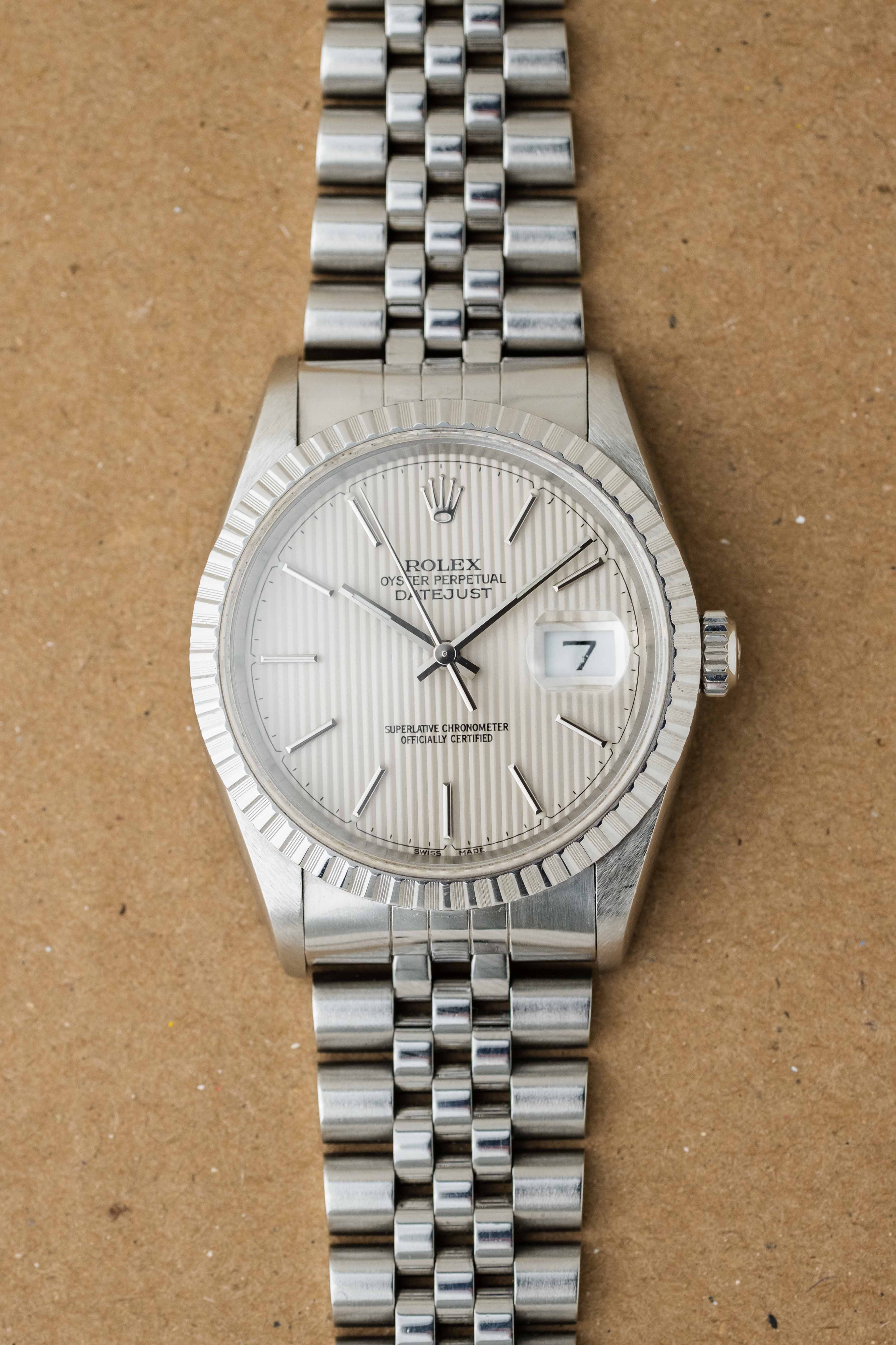 Rolex Datejust Ref. 16220 'Tapestry' Dial 1998